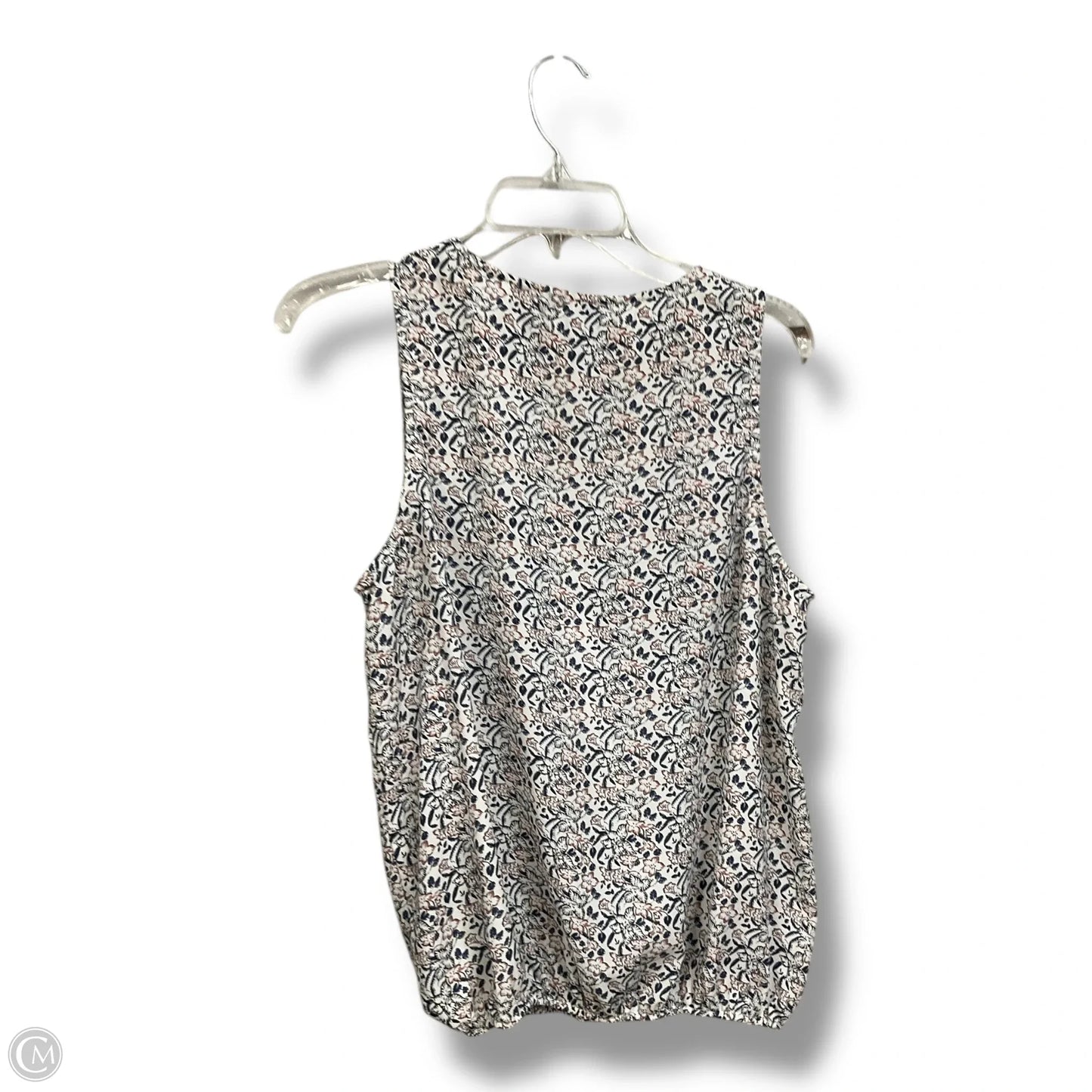 Top Sleeveless By Allison Joy In Floral Print, Size: M