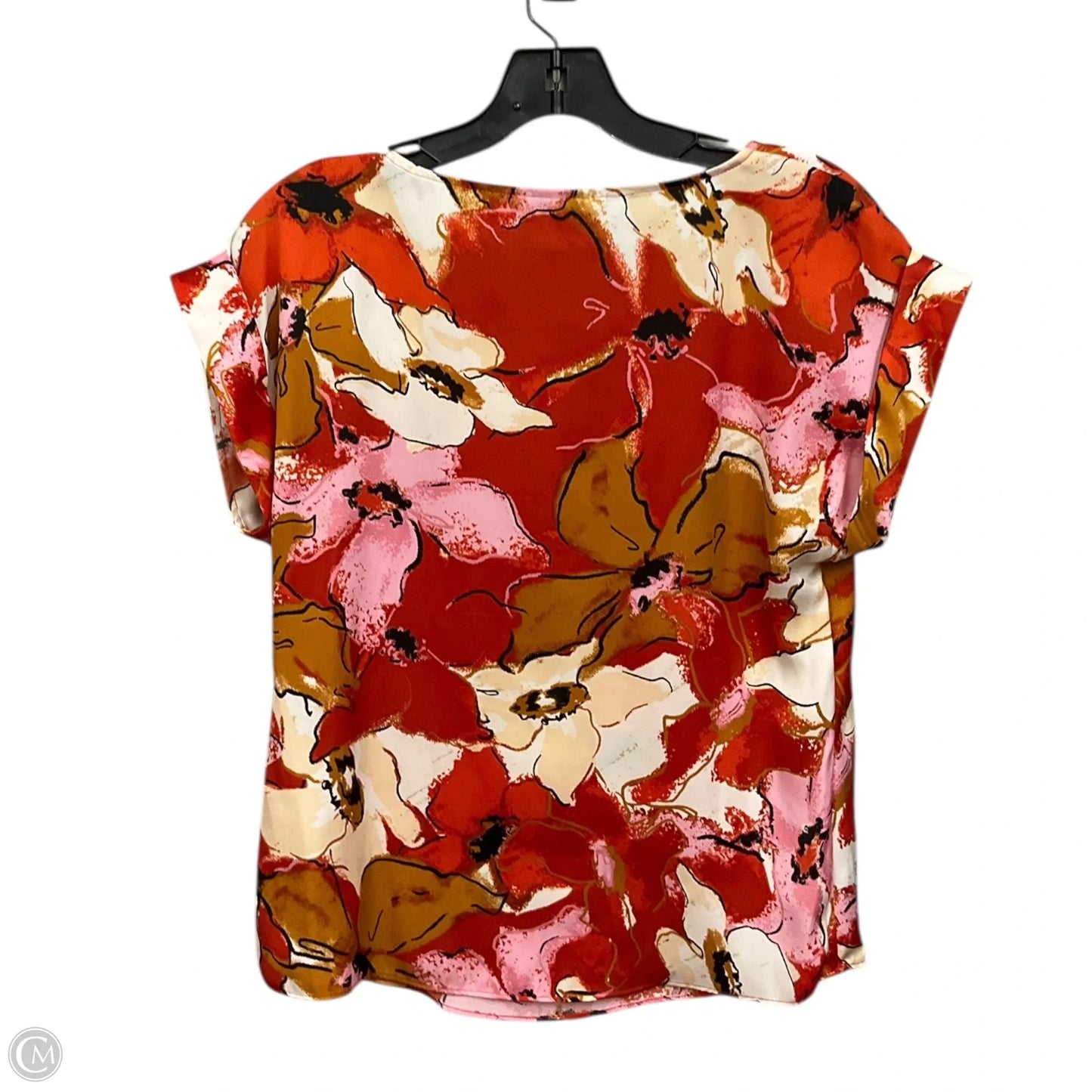 Top Sleeveless By Nine West In Floral Print, Size: Xs