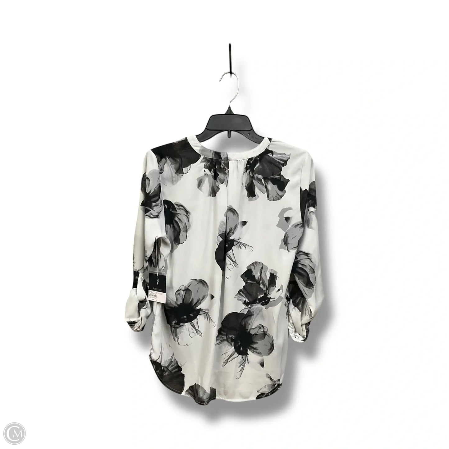 Blouse Long Sleeve By Simply Vera In Floral Print, Size: Xs