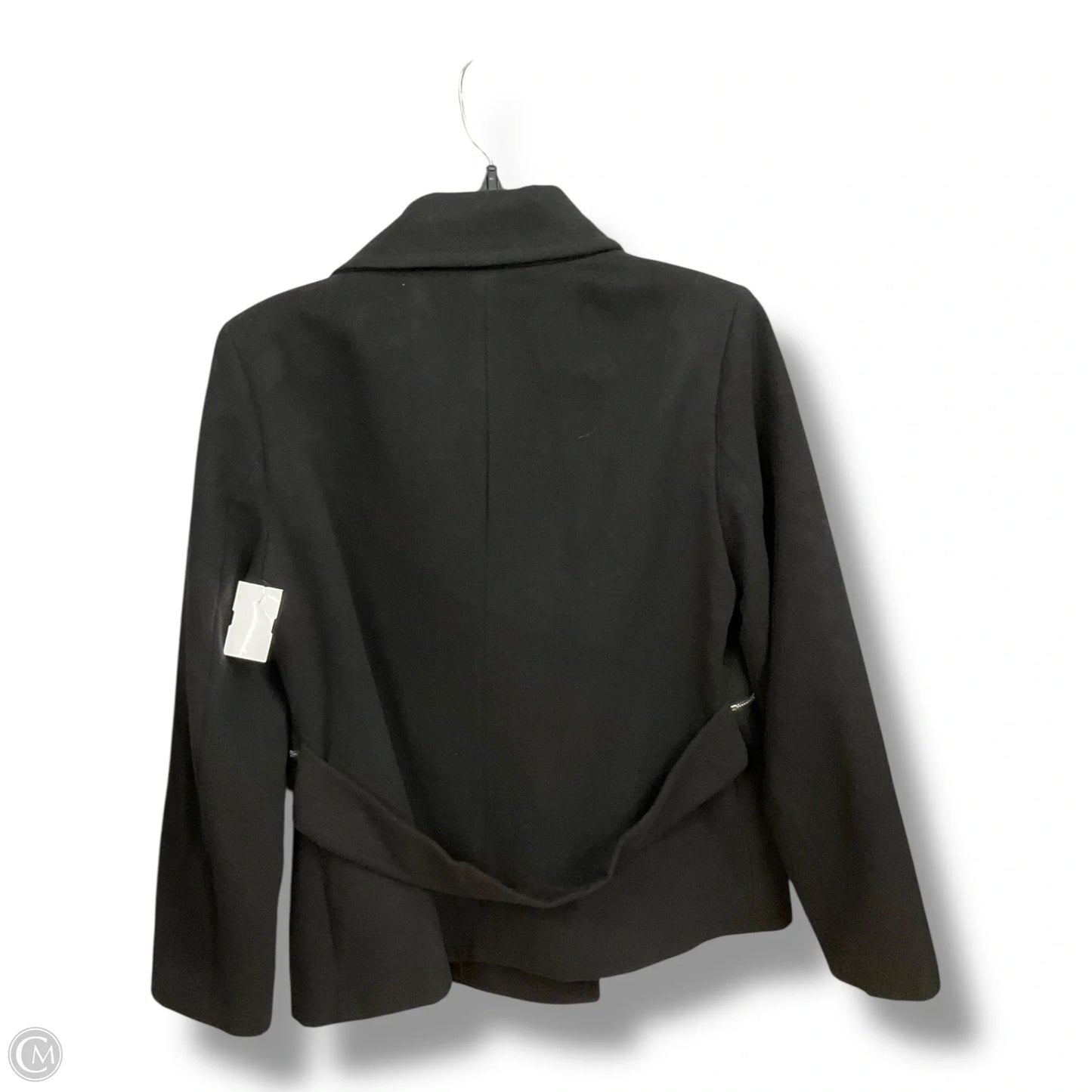Coat Peacoat By Clothes Mentor In Black, Size: L
