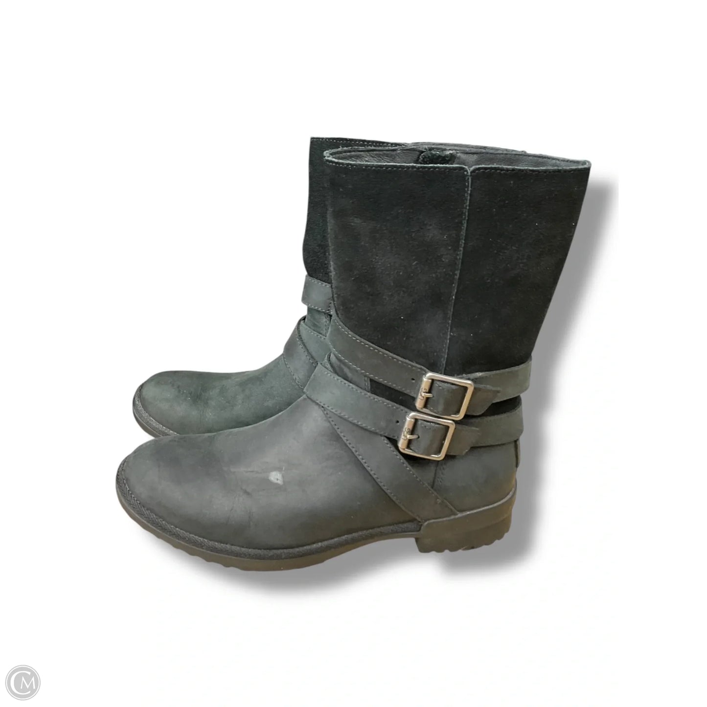 Boots Designer By Ugg In Black, Size: 7