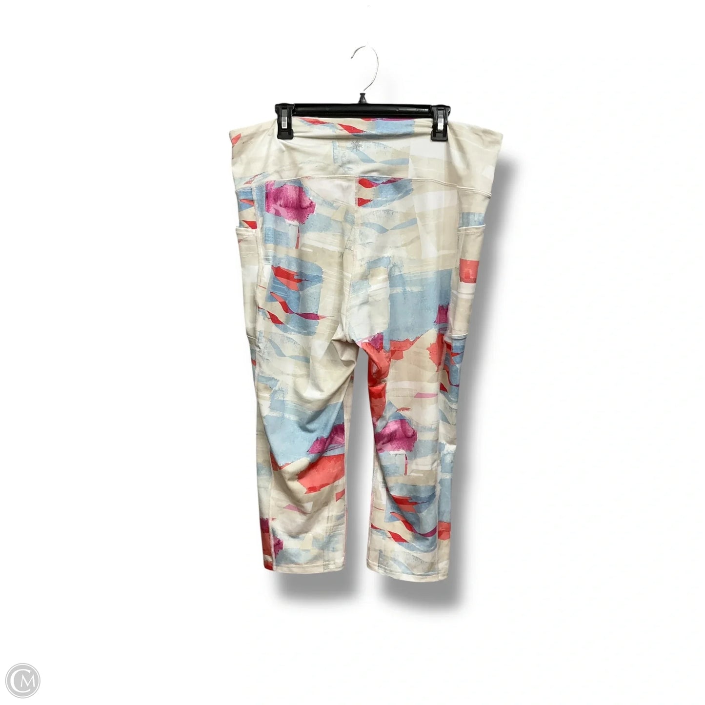 Athletic Leggings By Tek Gear In Multi-colored, Size: 3x