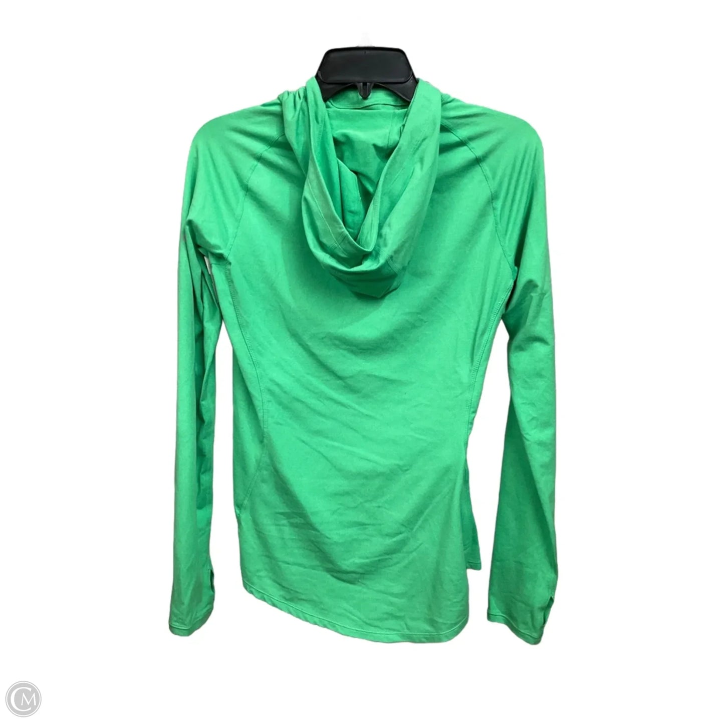 Athletic Top Long Sleeve Hoodie By Gapfit In Green, Size: S