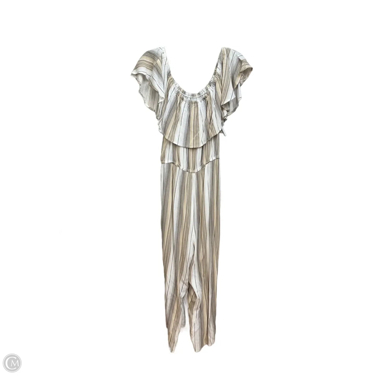 Jumpsuit By Tribal In Striped Pattern, Size: M