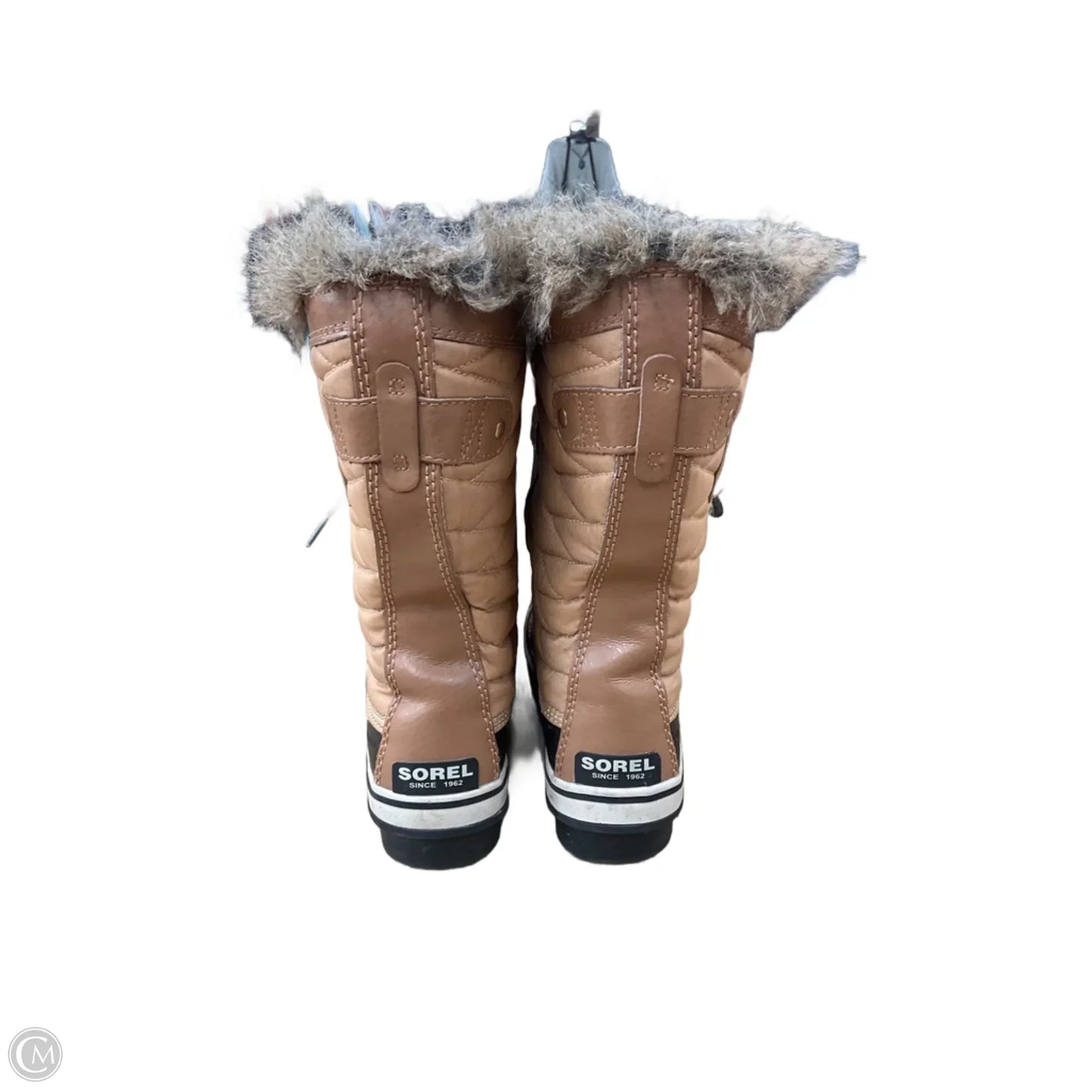 Boots Snow By Sorel In Black & Tan, Size: 7