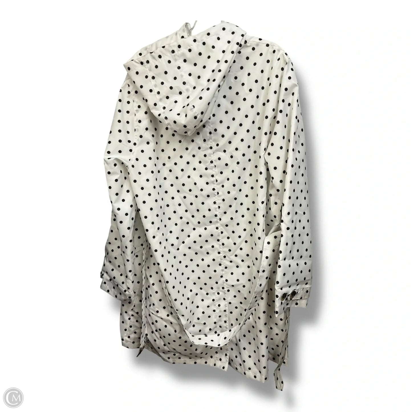 Coat Raincoat By Capelli In Polkadot Pattern, Size: Xl