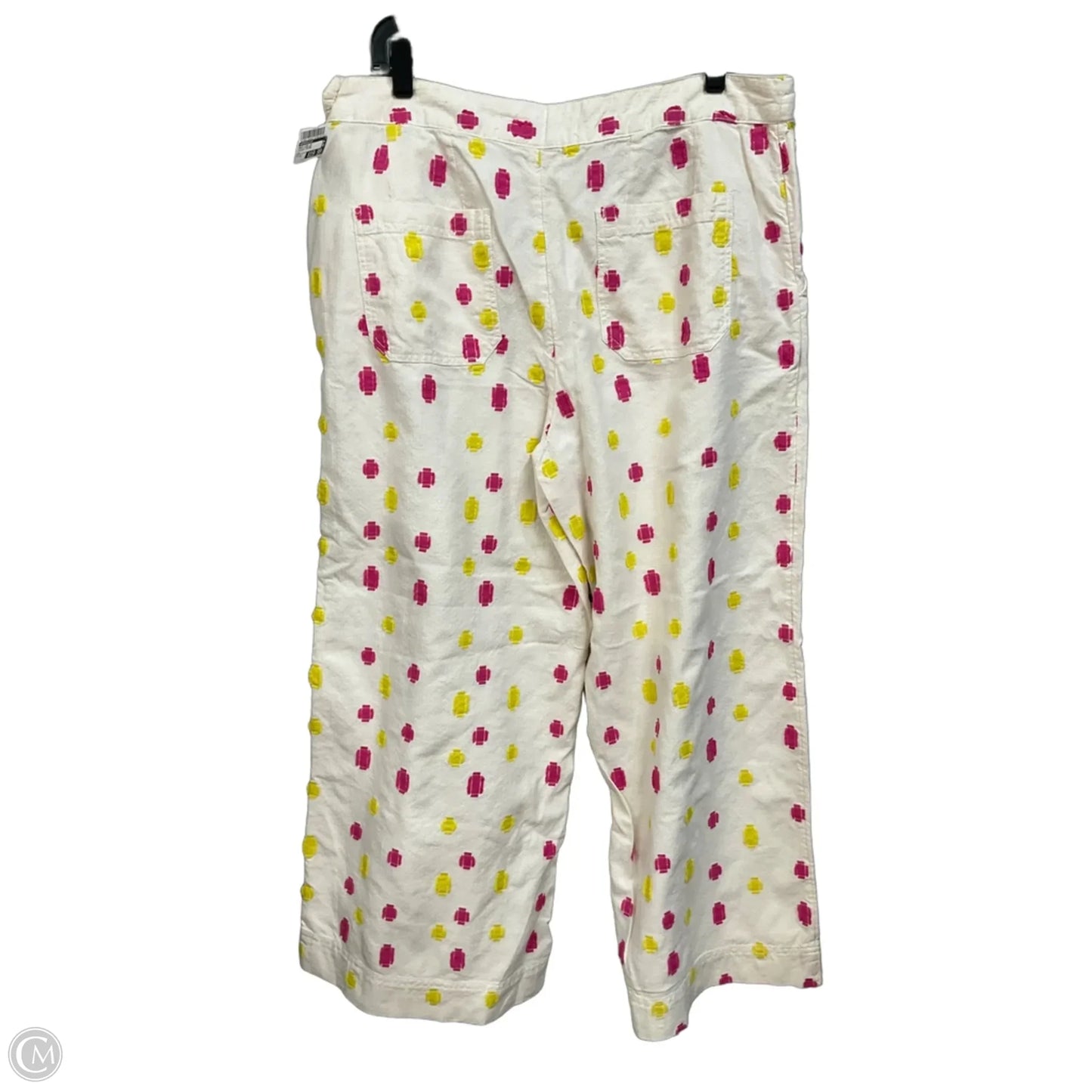 Pants Wide Leg By Anthropologie In Polkadot Pattern, Size: 14