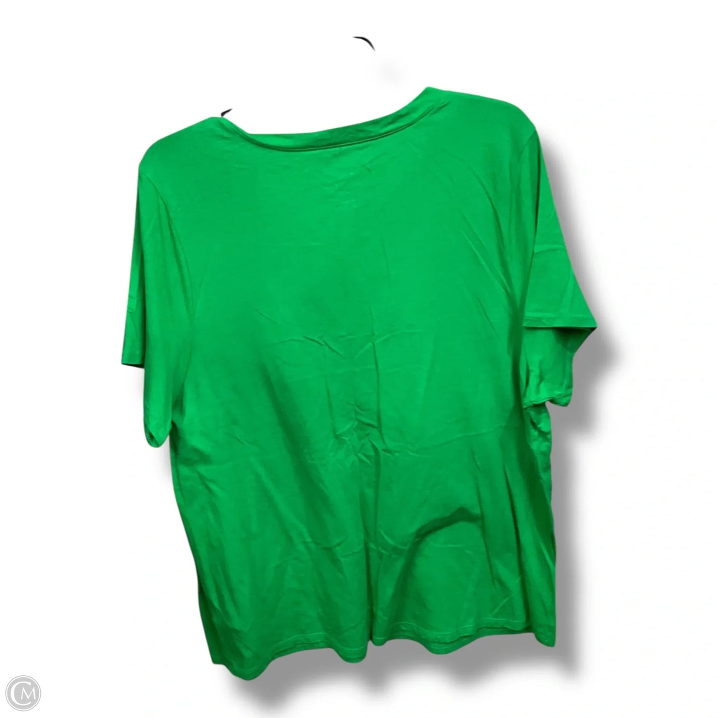 Top Short Sleeve Basic By A New Day In Green, Size: Xxl