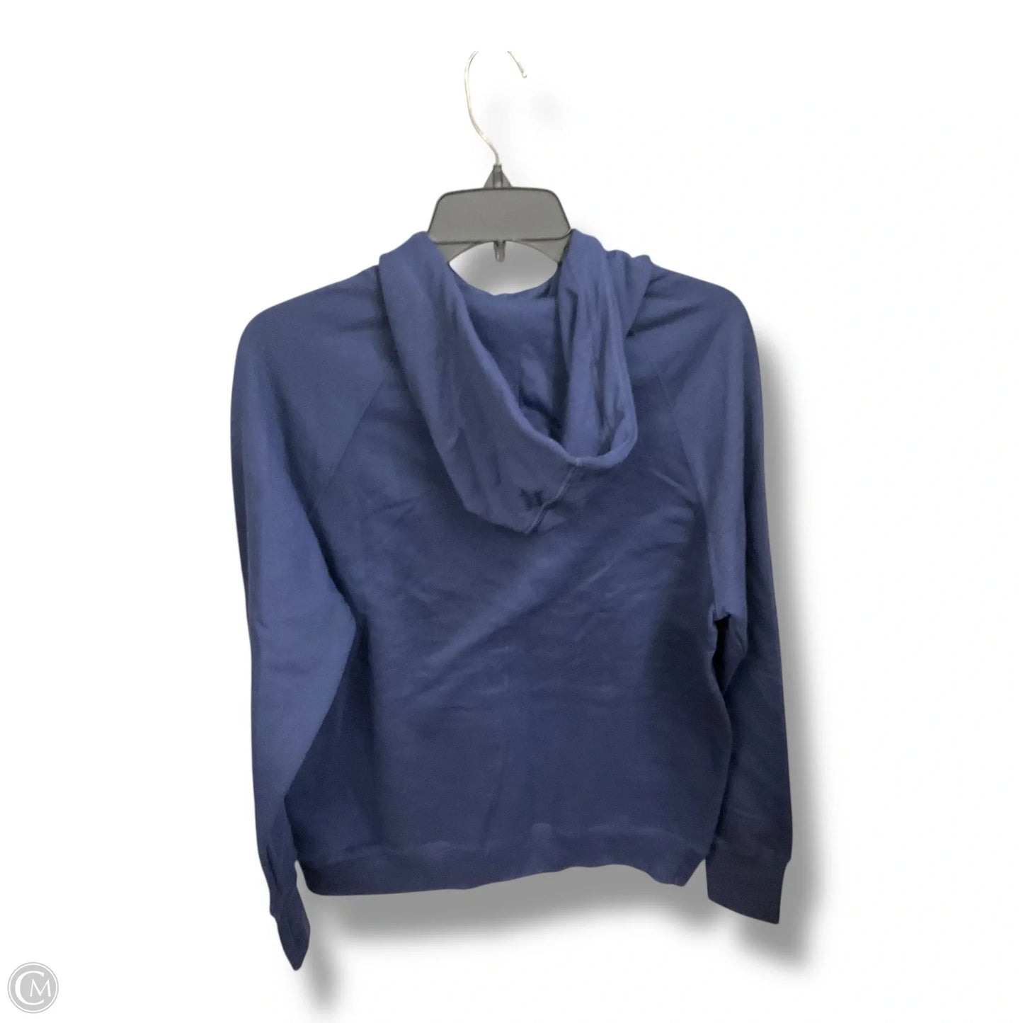 Sweatshirt Hoodie By Champion In Blue, Size: M