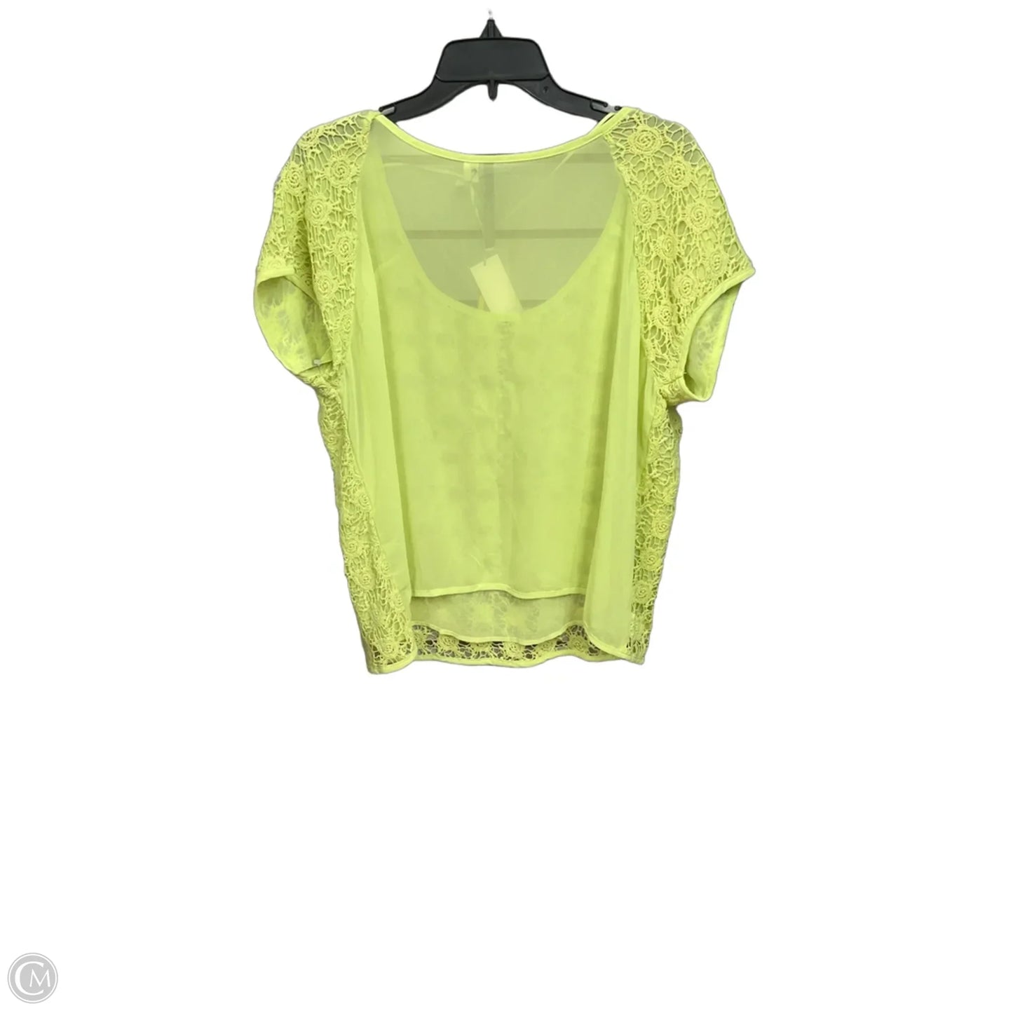 Top Short Sleeve Basic By Lc Lauren Conrad In Green, Size: Xl