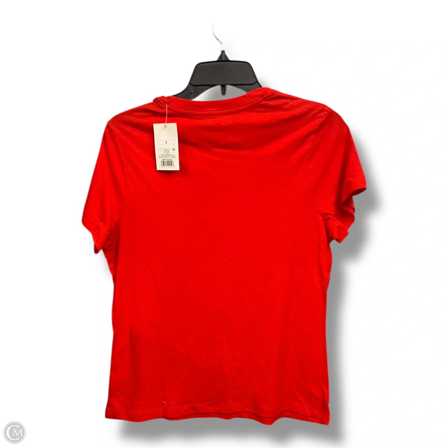 Top Short Sleeve Basic By A New Day In Red, Size: S