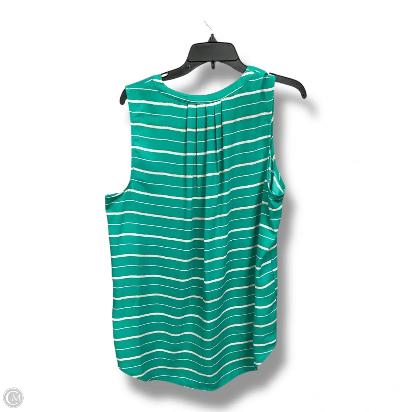 Blouse Sleeveless By Apt 9 In Teal, Size: Xl