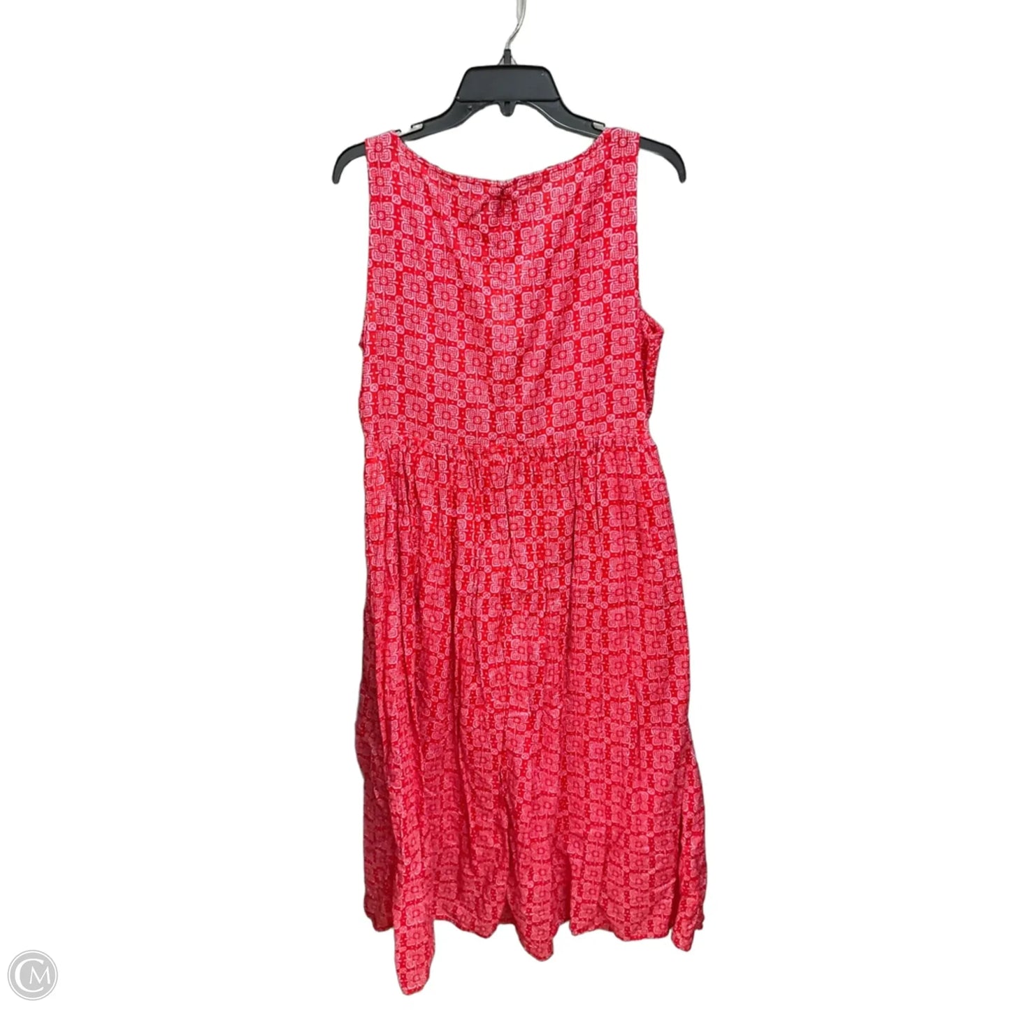 Dress Casual Maxi By J. Crew In Red, Size: L