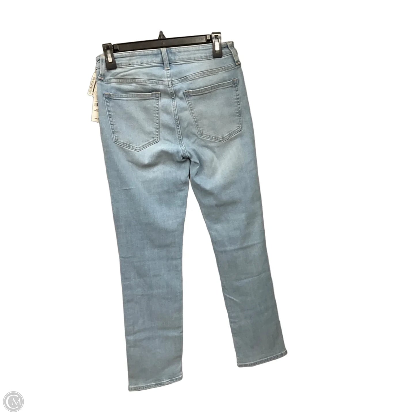 Jeans Straight By Gap In Blue Denim, Size: 4