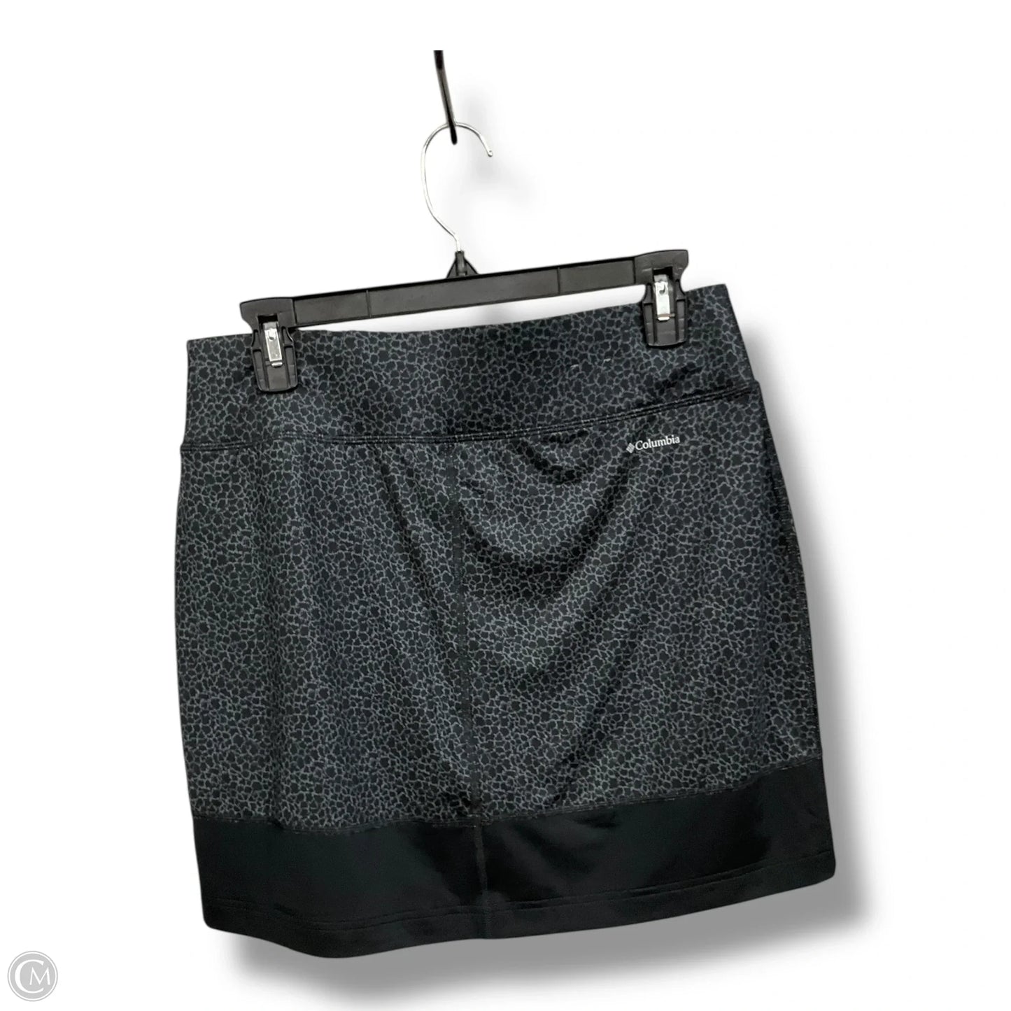 Athletic Skort By Columbia In Black & Grey, Size: M