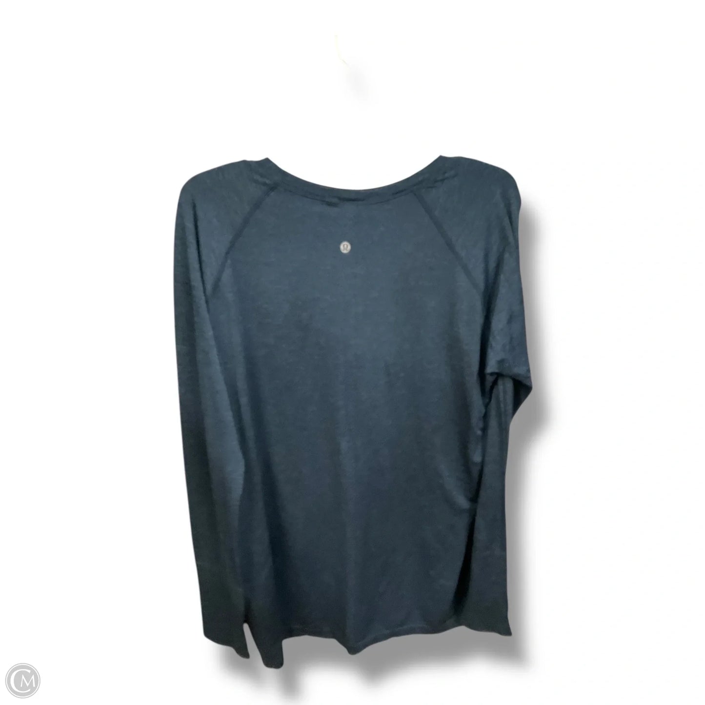 Athletic Top Long Sleeve Crewneck By Lululemon In Blue, Size: 18
