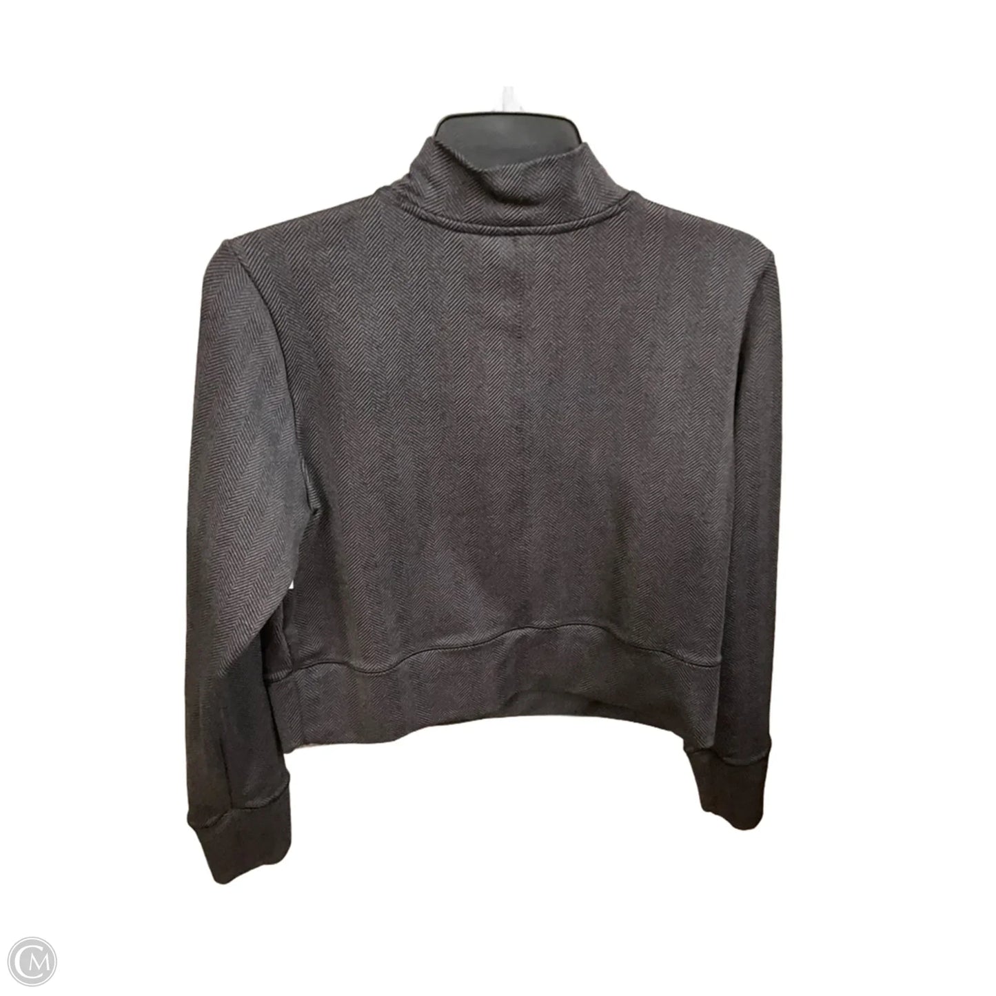 Athletic Top Long Sleeve Collar By Calia In Grey, Size: Xl