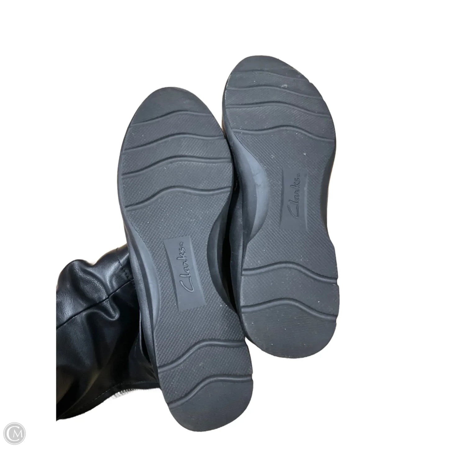 Shoes Flats By Clarks In Black, Size: 8.5