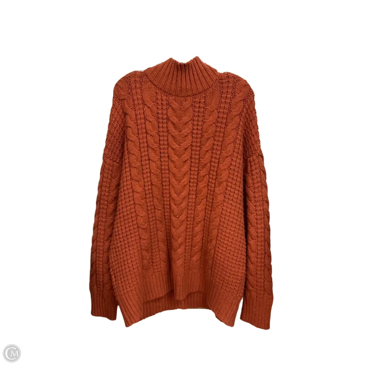 Sweater By Ava & Viv In Orange, Size: 2x
