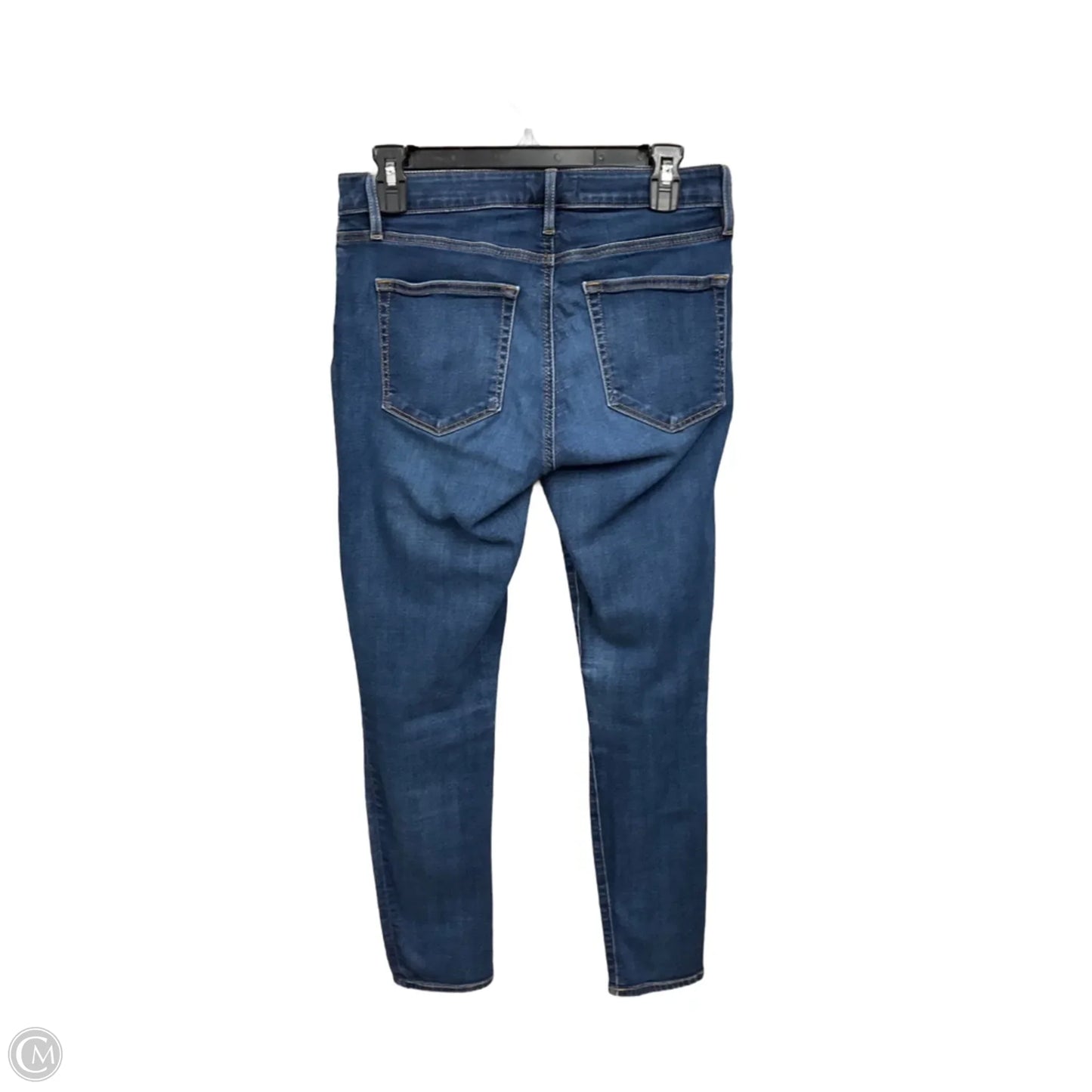 Jeans Skinny By Loft In Blue Denim, Size: 4