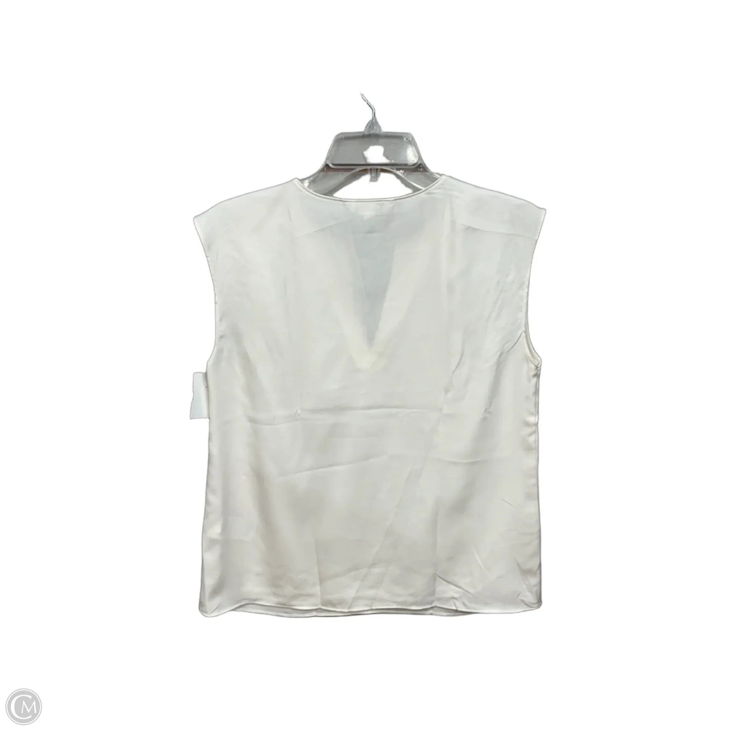 Blouse Sleeveless By Banana Republic In Cream, Size: Xs