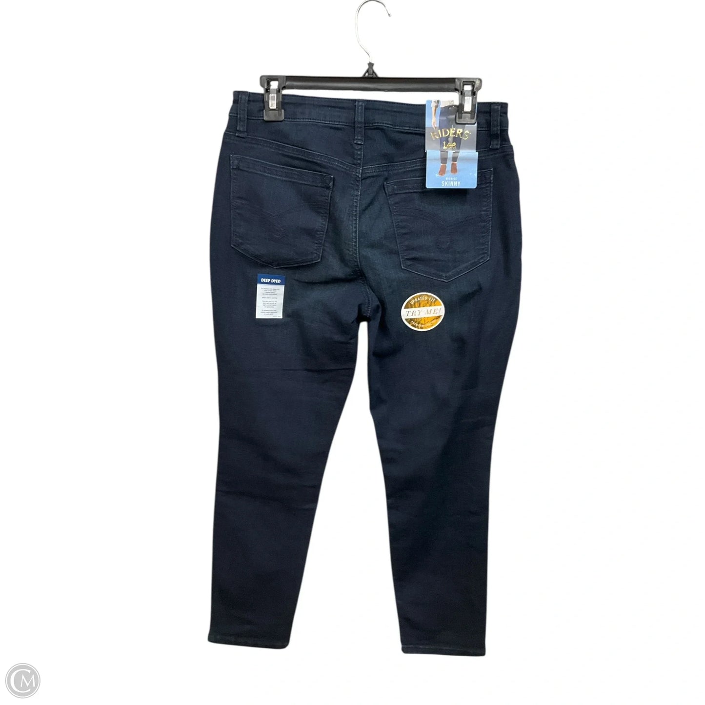 Jeans Skinny By Lee In Blue Denim, Size: 10p