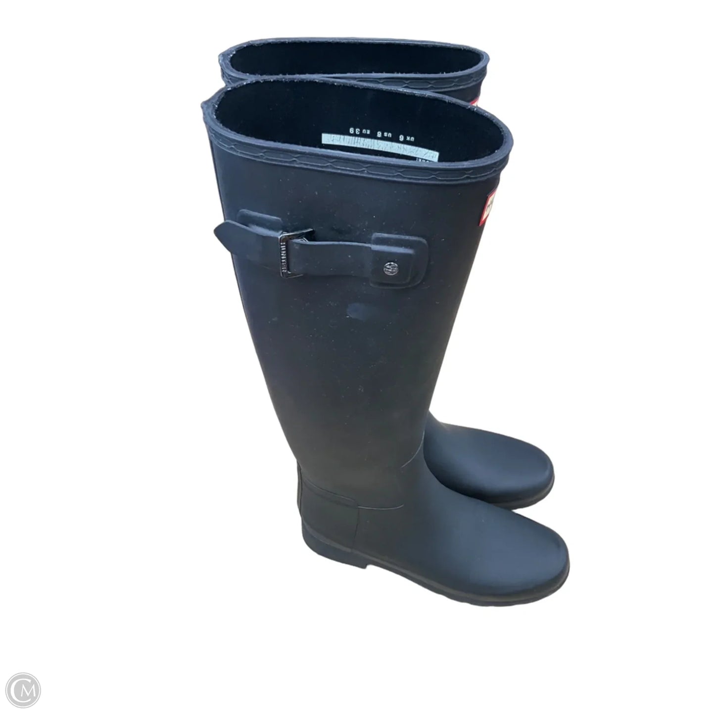 Boots Rain By Hunter In Black, Size: 8