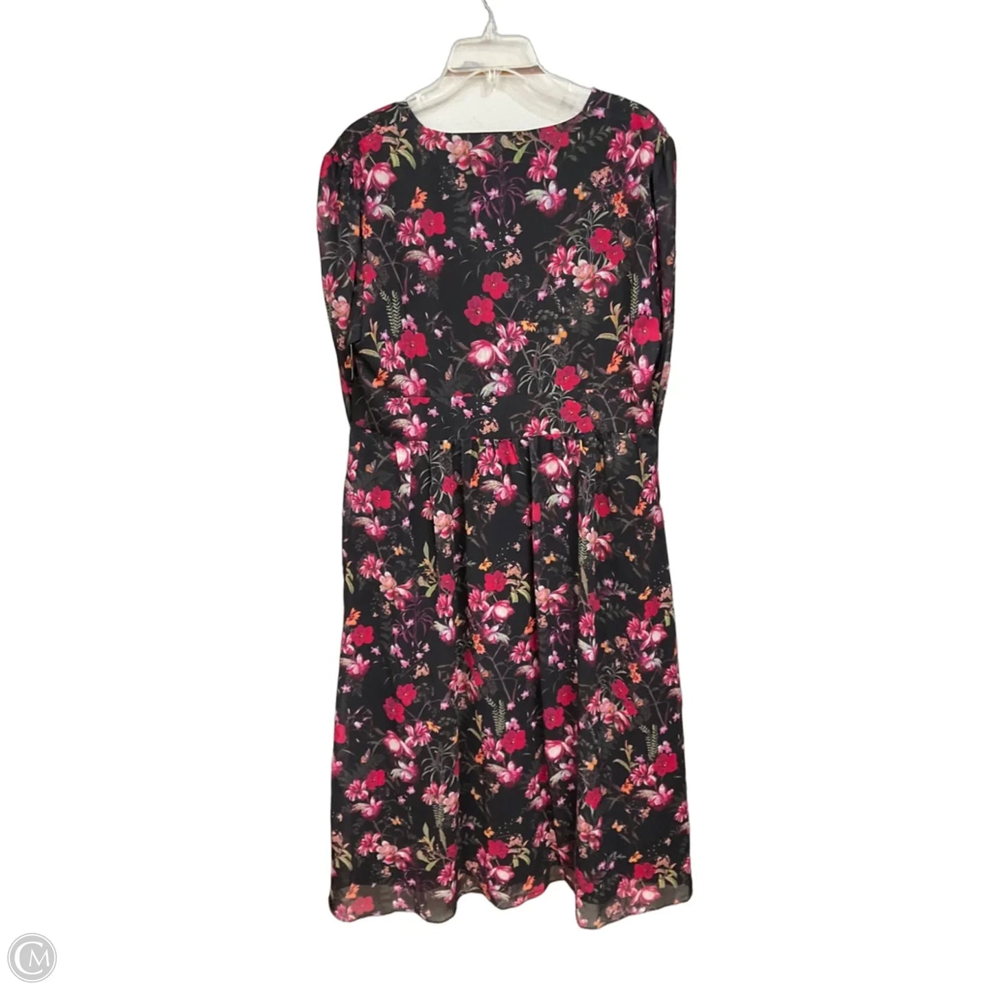 Dress Casual Midi By Ted Baker In Floral Print, Size: L