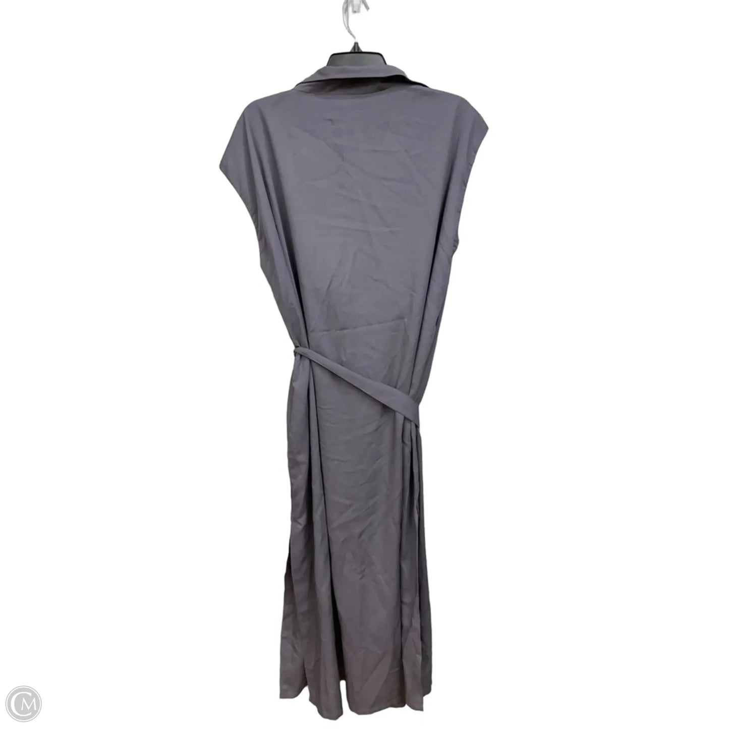 Dress Casual Midi By Cmb In Grey, Size: Xl