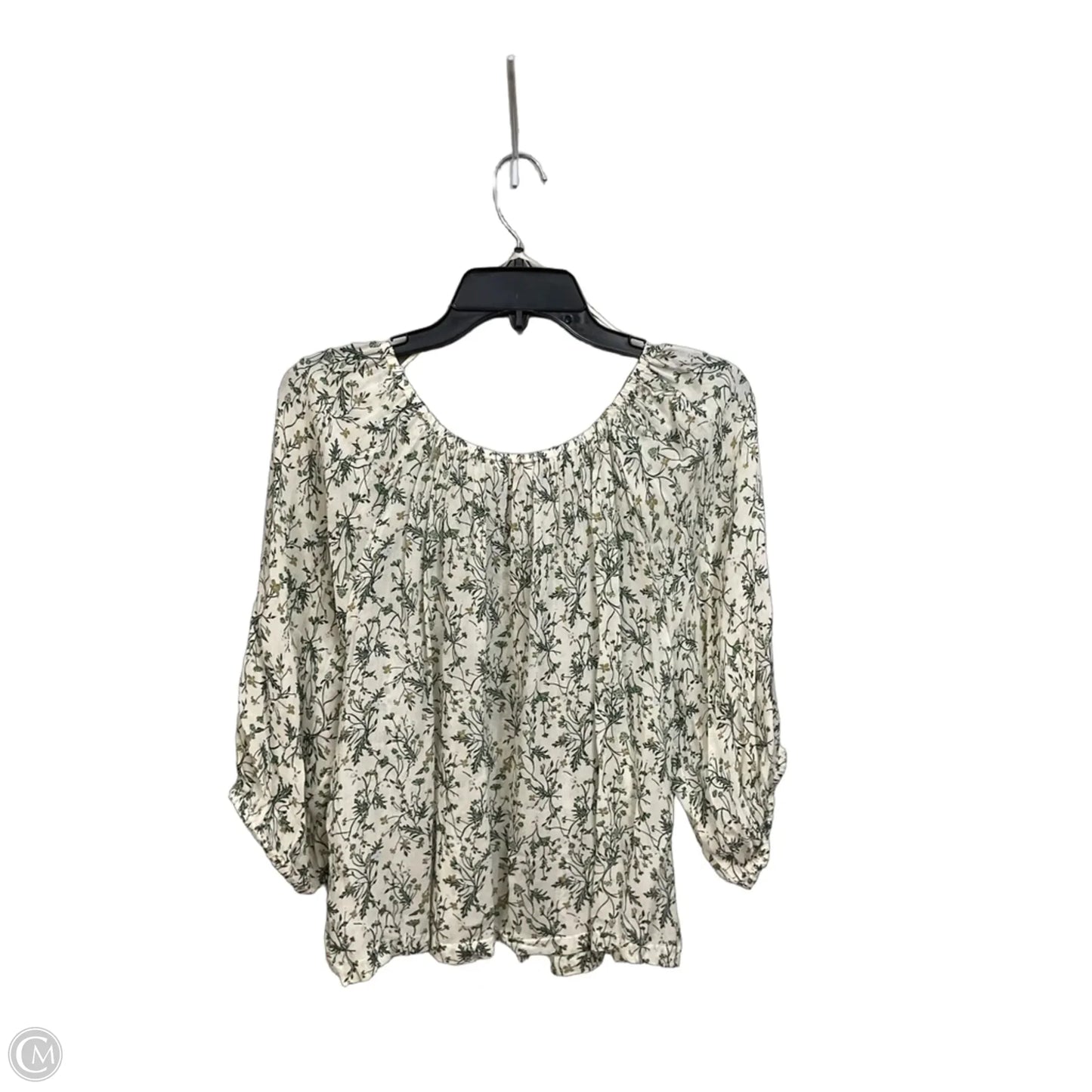 Blouse Long Sleeve By Cmb In Floral Print, Size: S