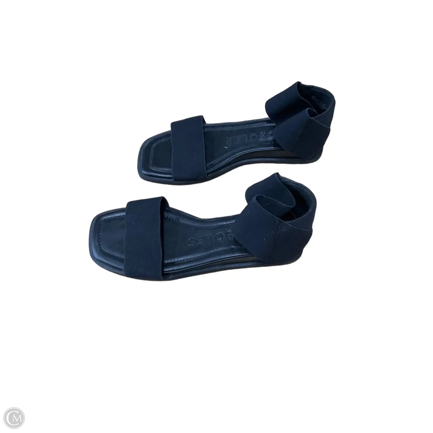 Sandals Flats By Aerosoles In Black, Size: 8