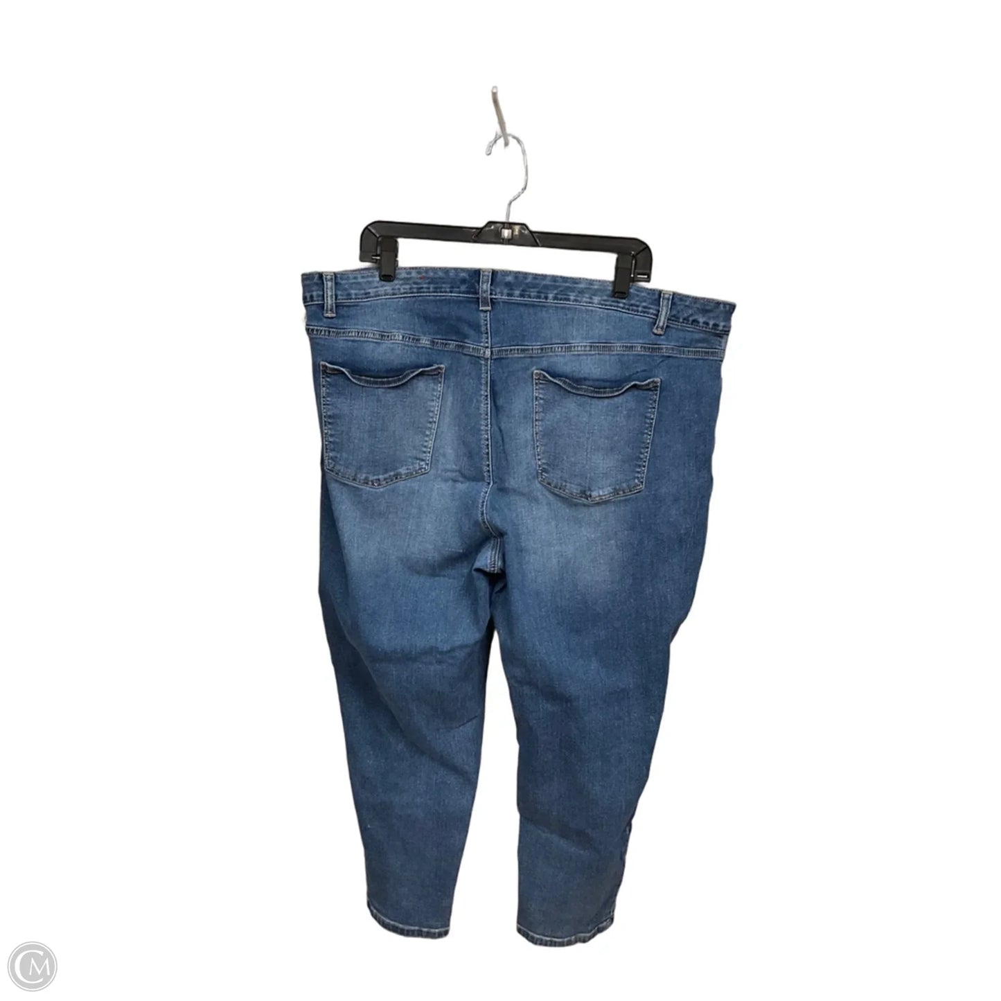 Jeans Cropped By Talbots In Blue Denim, Size: 22