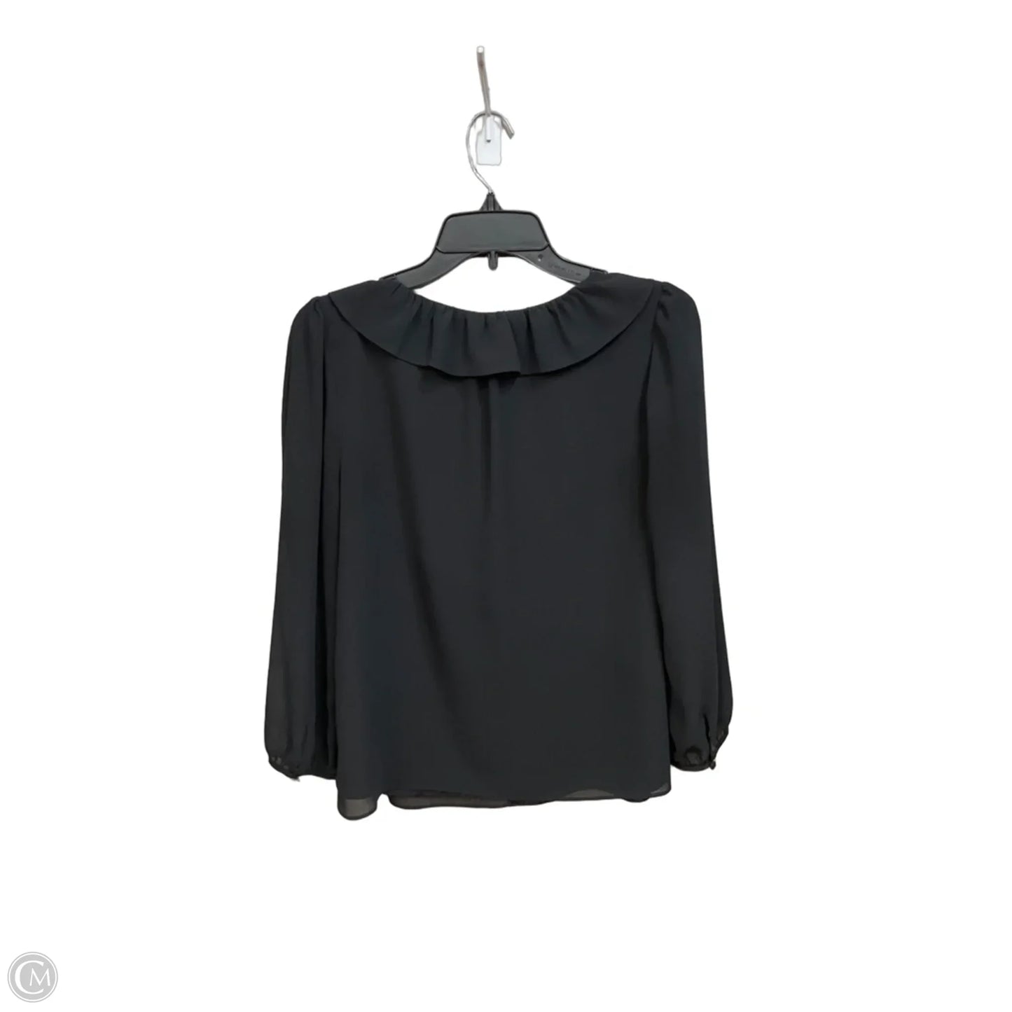 Top Long Sleeve By J. Crew In Black, Size: S