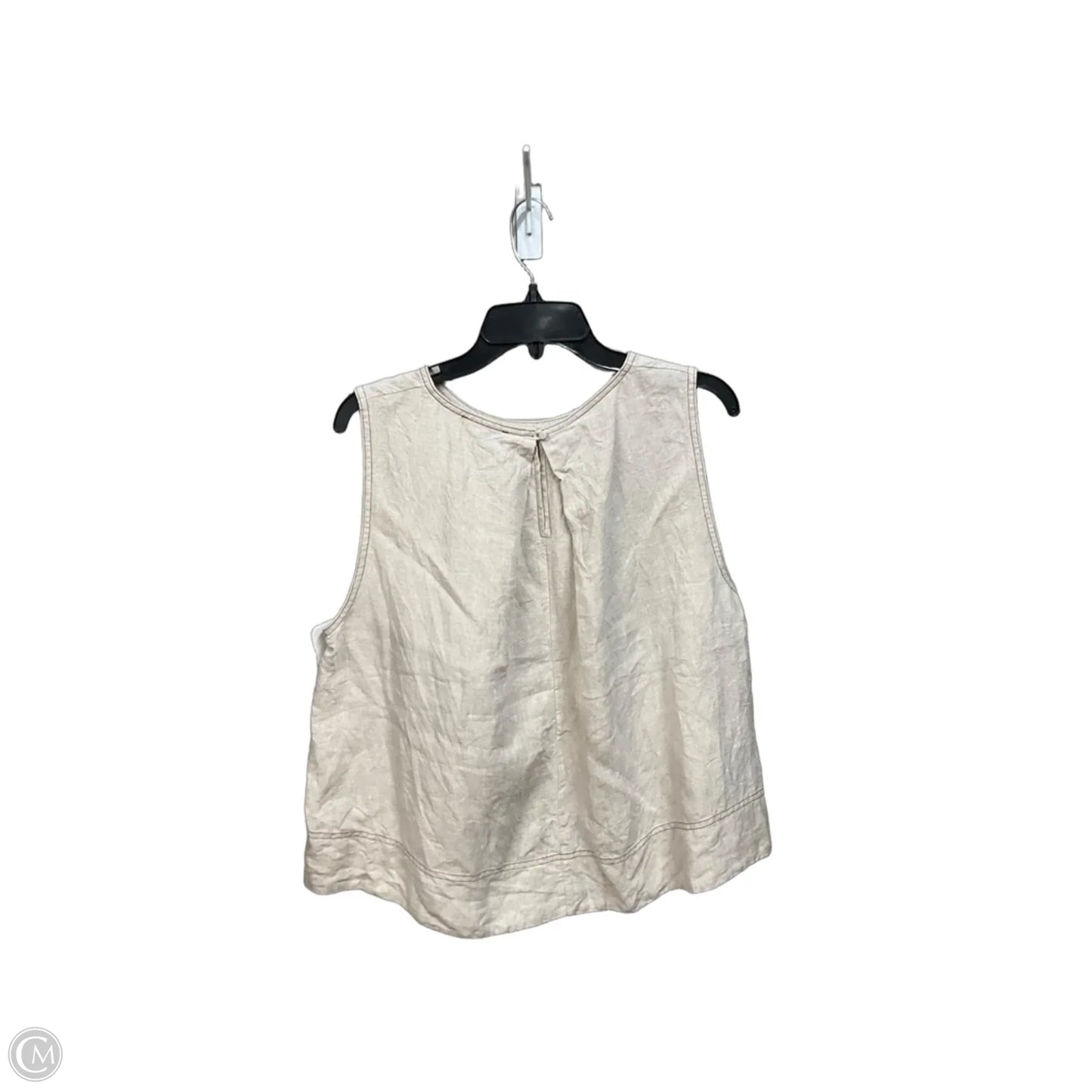 Top Sleeveless By Madewell In Cream, Size: Xl