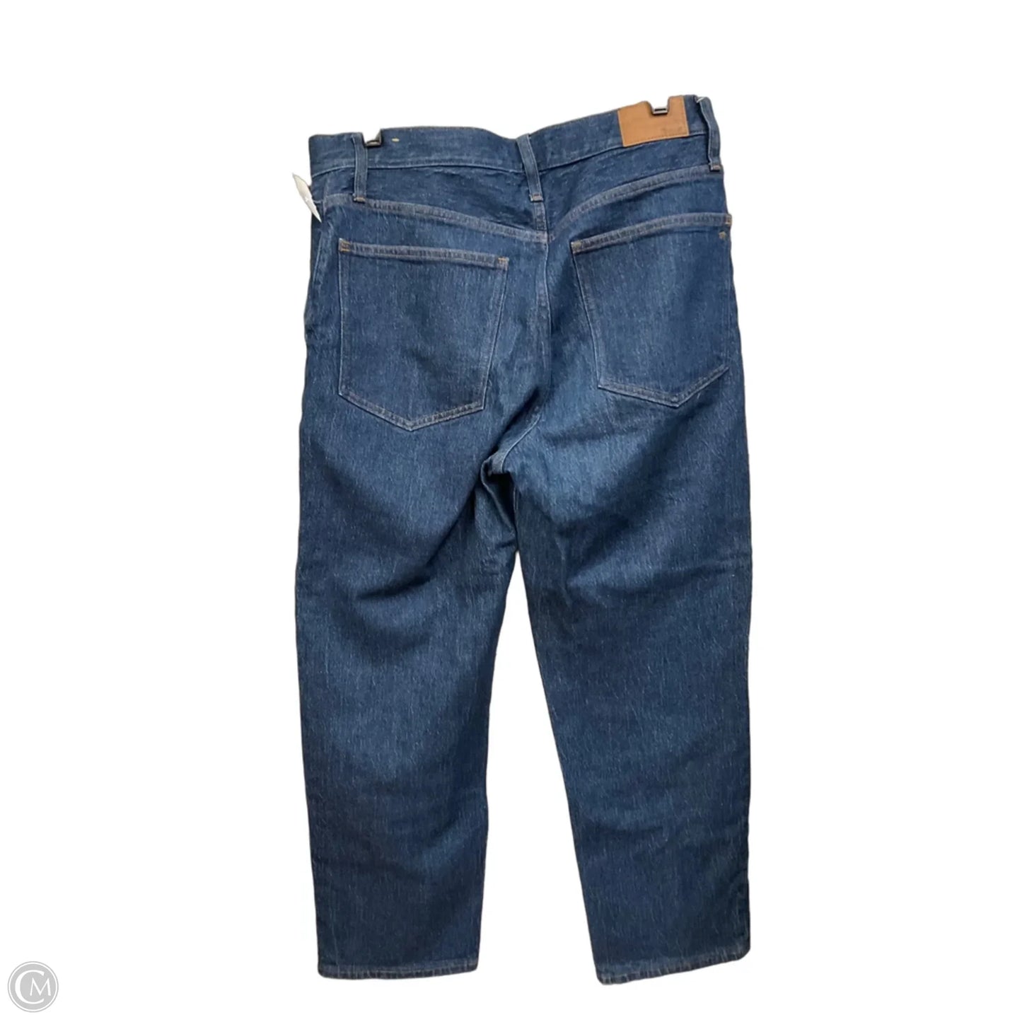 Jeans Straight By Madewell In Blue Denim, Size: 8