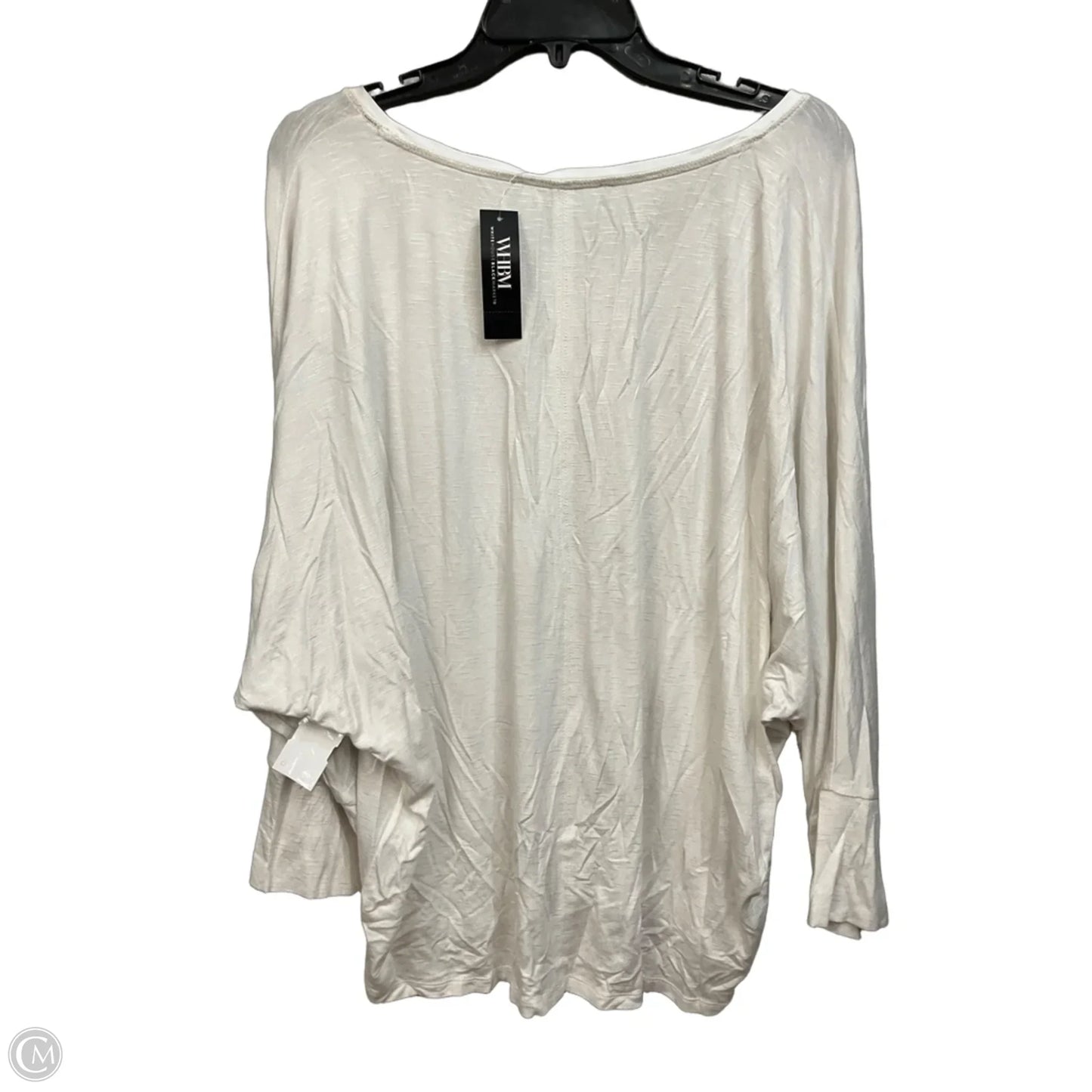 Top 3/4 Sleeve By White House Black Market In White, Size: Xl