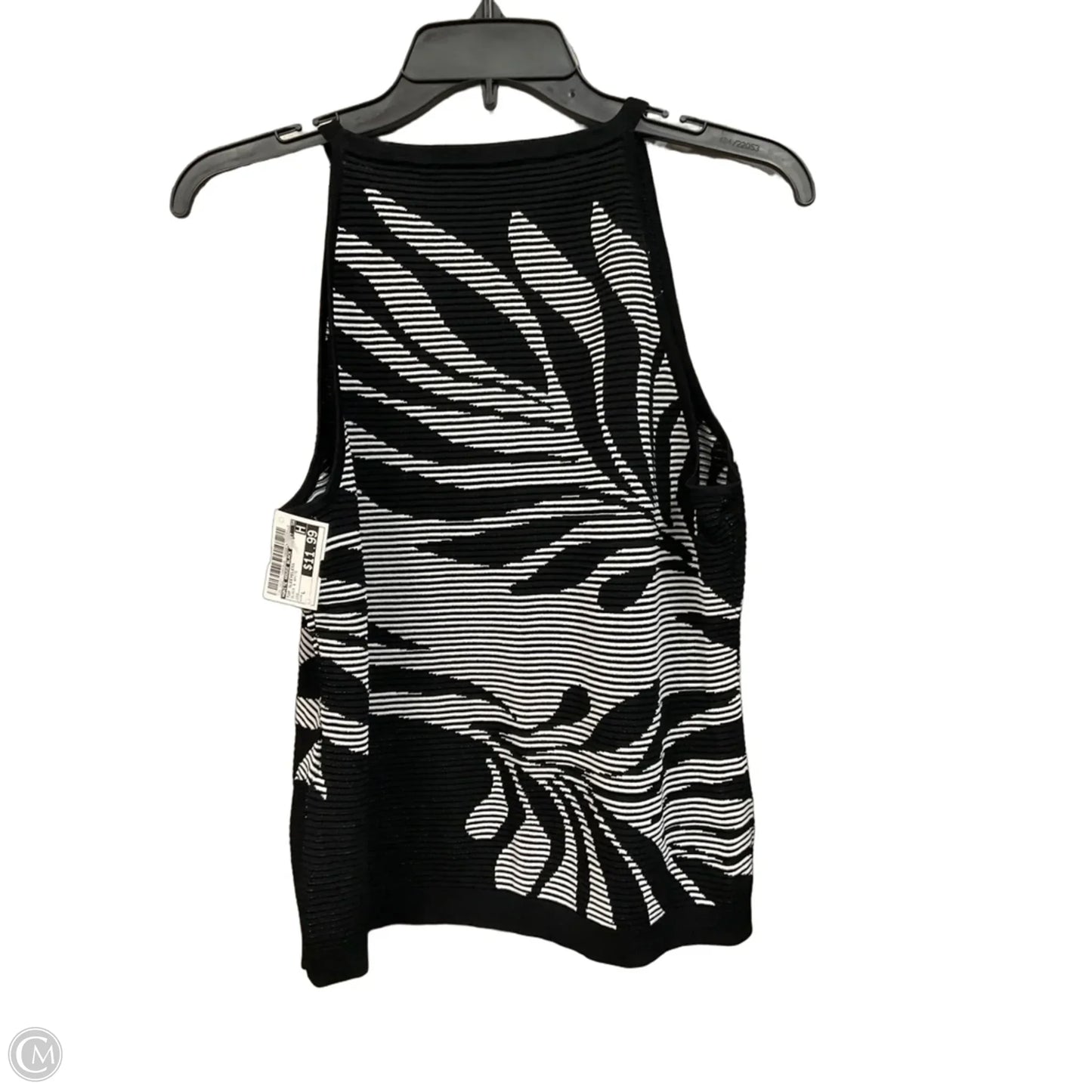 Top Sleeveless By White House Black Market In Black & White, Size: L