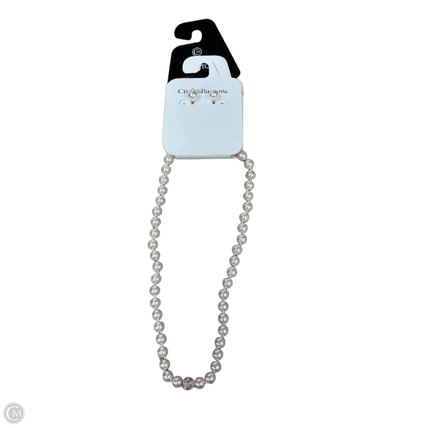 Necklace Set By Croft And Barrow, Size: 02 Piece Set