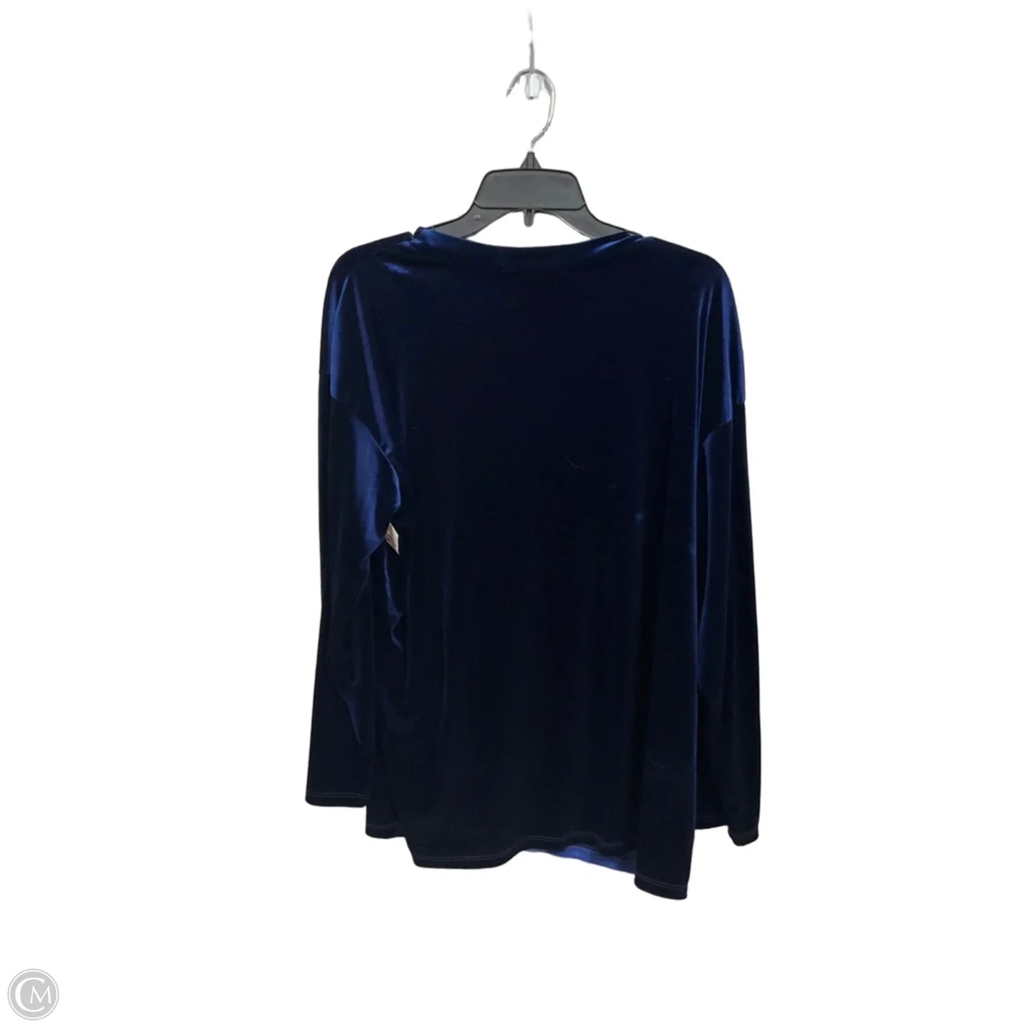 Top Long Sleeve By Ashley Stewart In Navy, Size: 2x