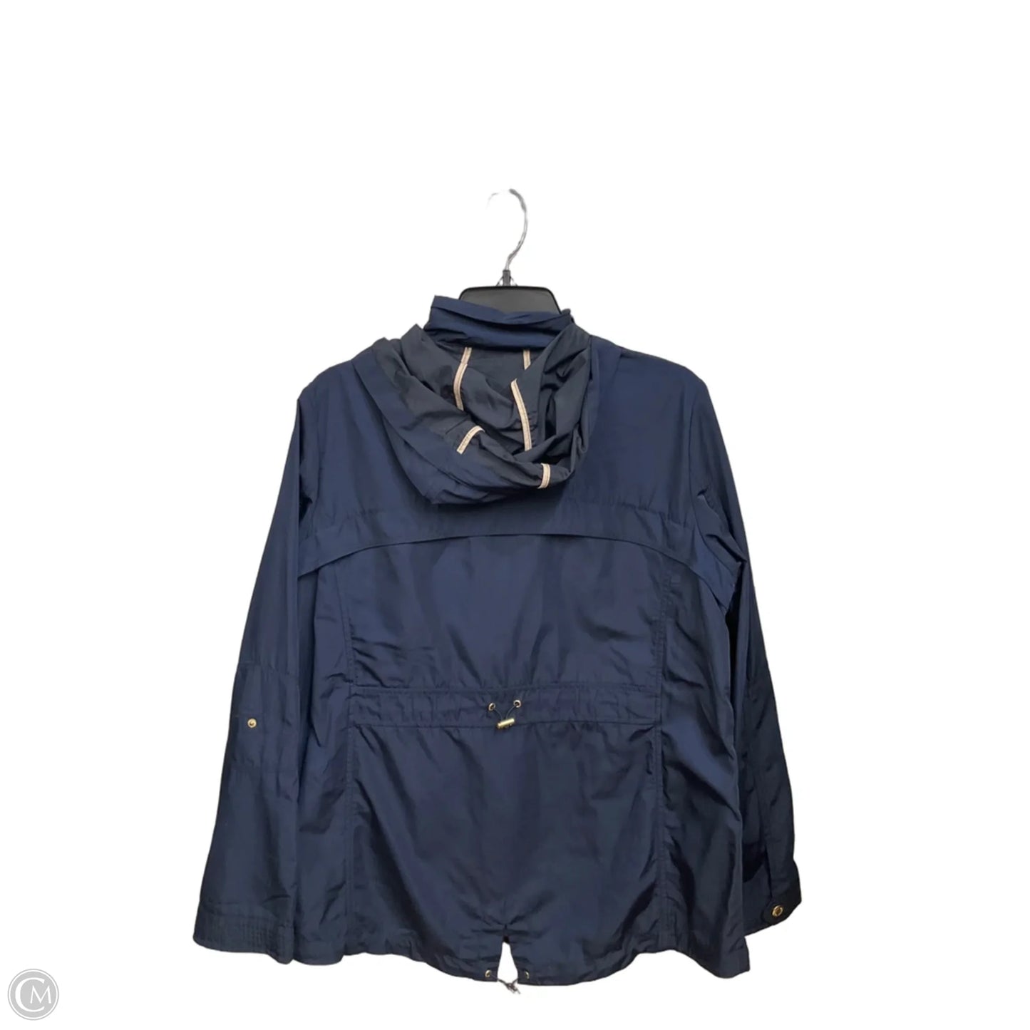 Jacket Windbreaker By Weatherproof In Navy, Size: Xl