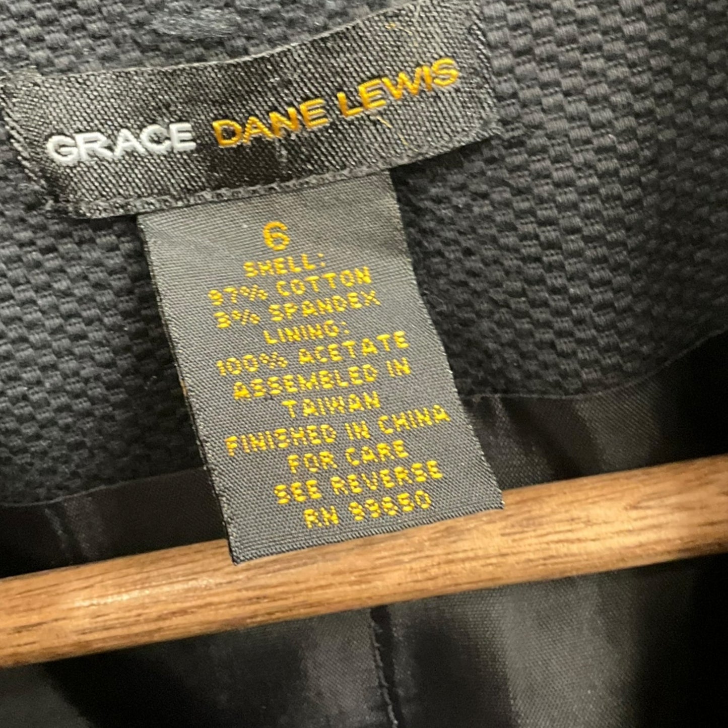 Blazer By Clothes Mentor In Blue, Size: 6