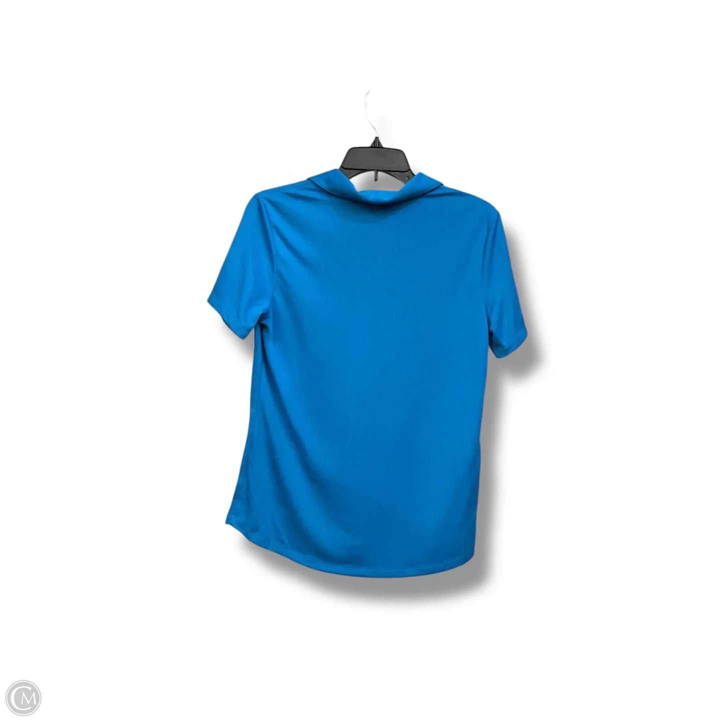 Athletic Top Short Sleeve By Lady Hagen In Blue, Size: M