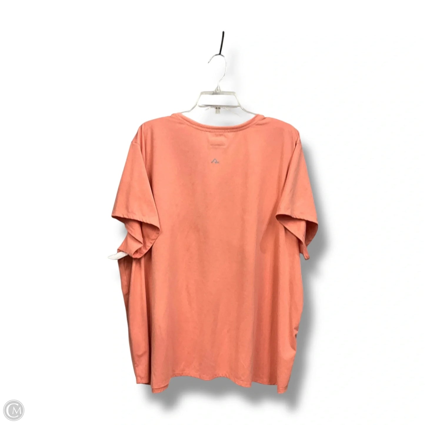 Athletic Top Short Sleeve By Clothes Mentor In Orange, Size: 3x