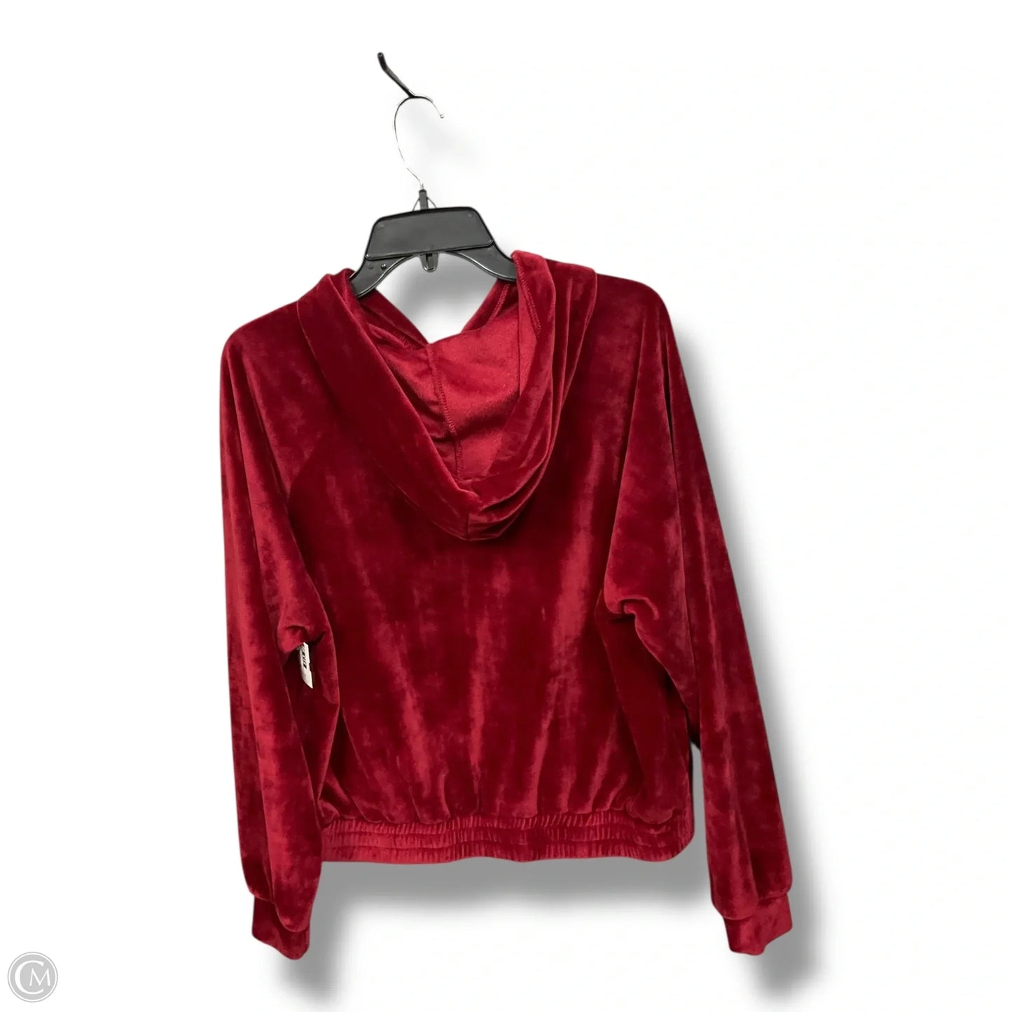 Sweatshirt Hoodie By Cme In Maroon, Size: Xl