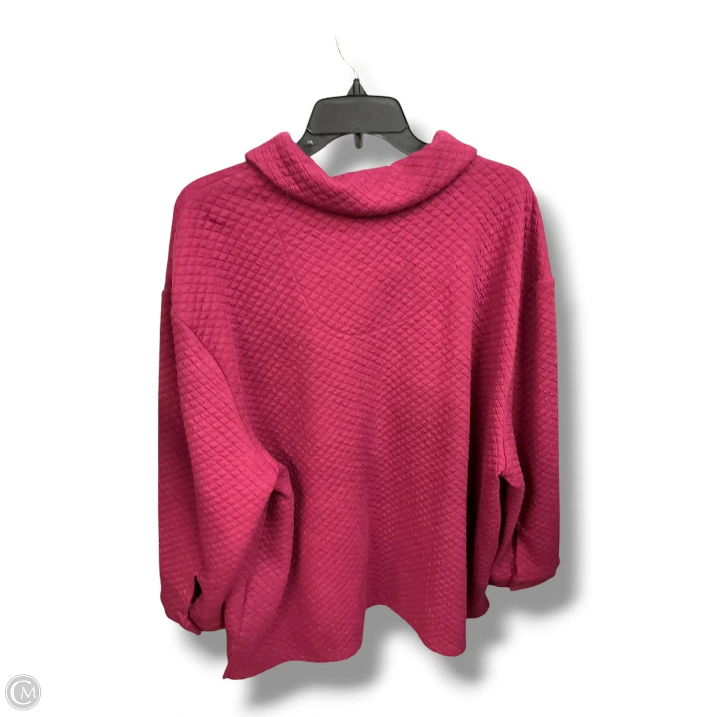 Jacket Puffer & Quilted By Muk Luks In Maroon, Size: 2x