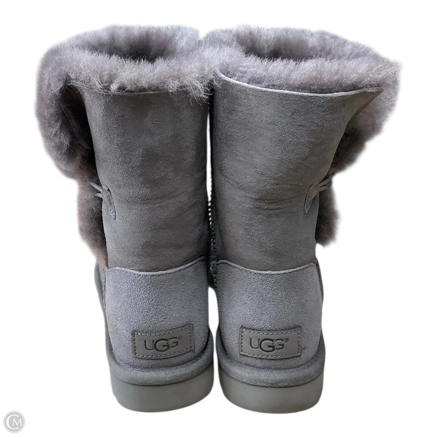 Boots Designer By Ugg In Grey, Size: 8