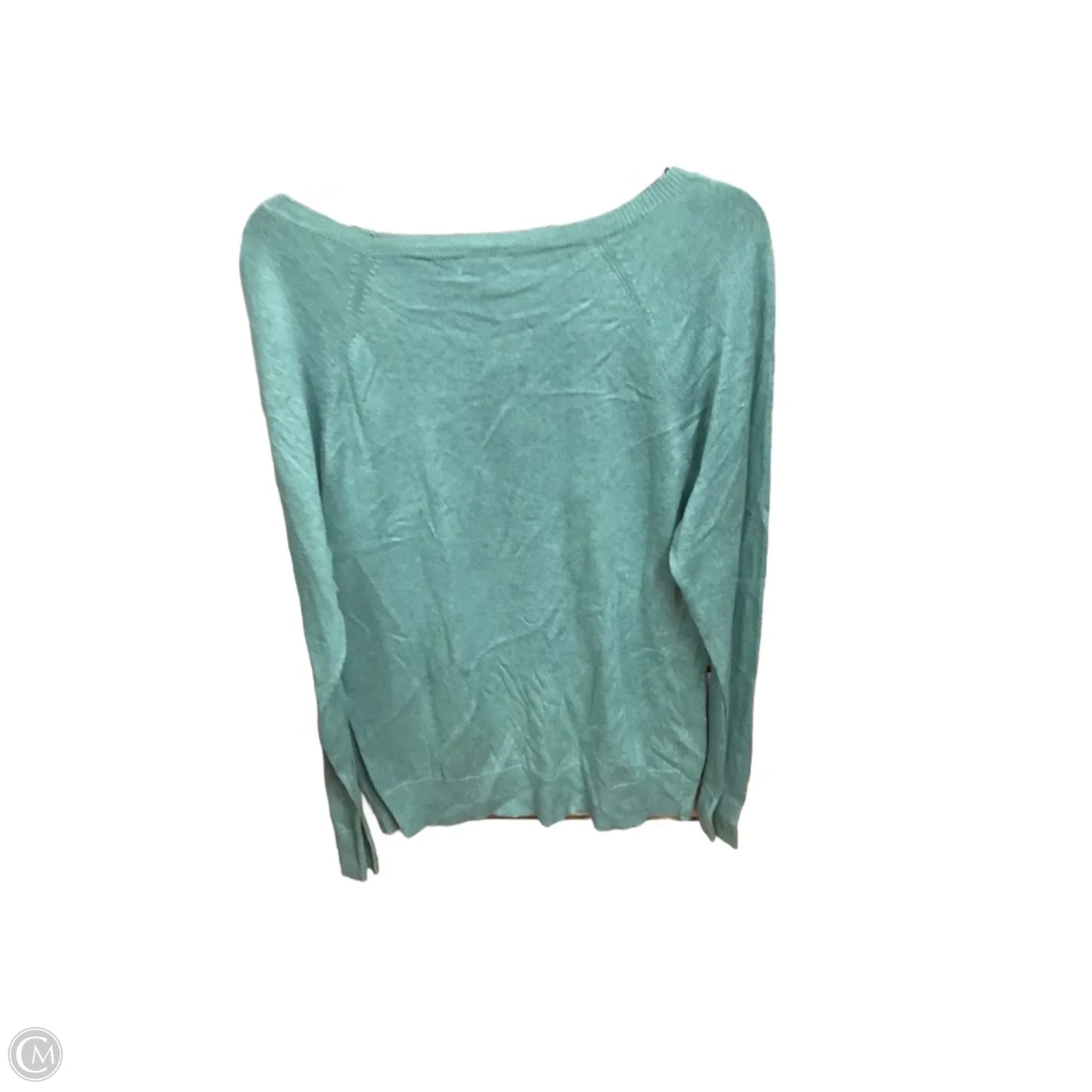 Top Long Sleeve By Merona In Aqua, Size: Xl