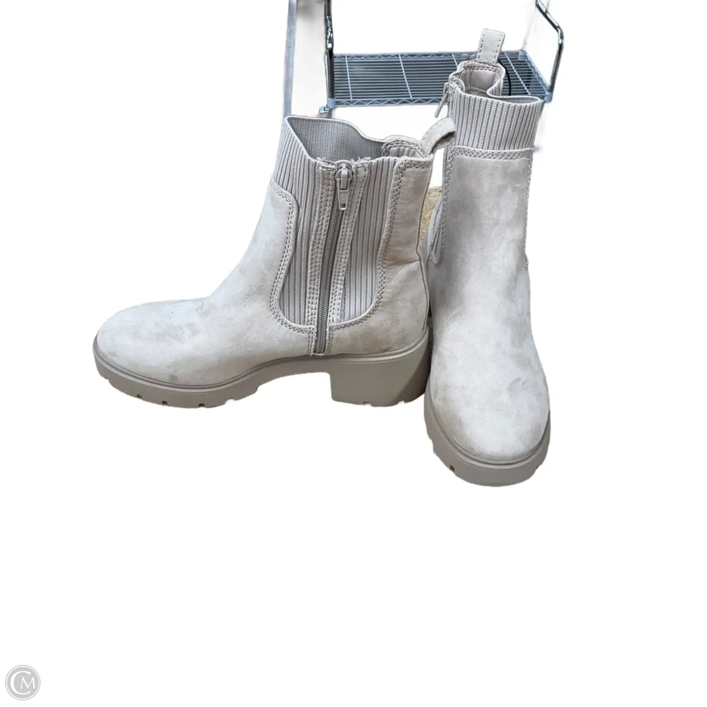 Boots Ankle Heels By No Boundaries In Tan, Size: 11