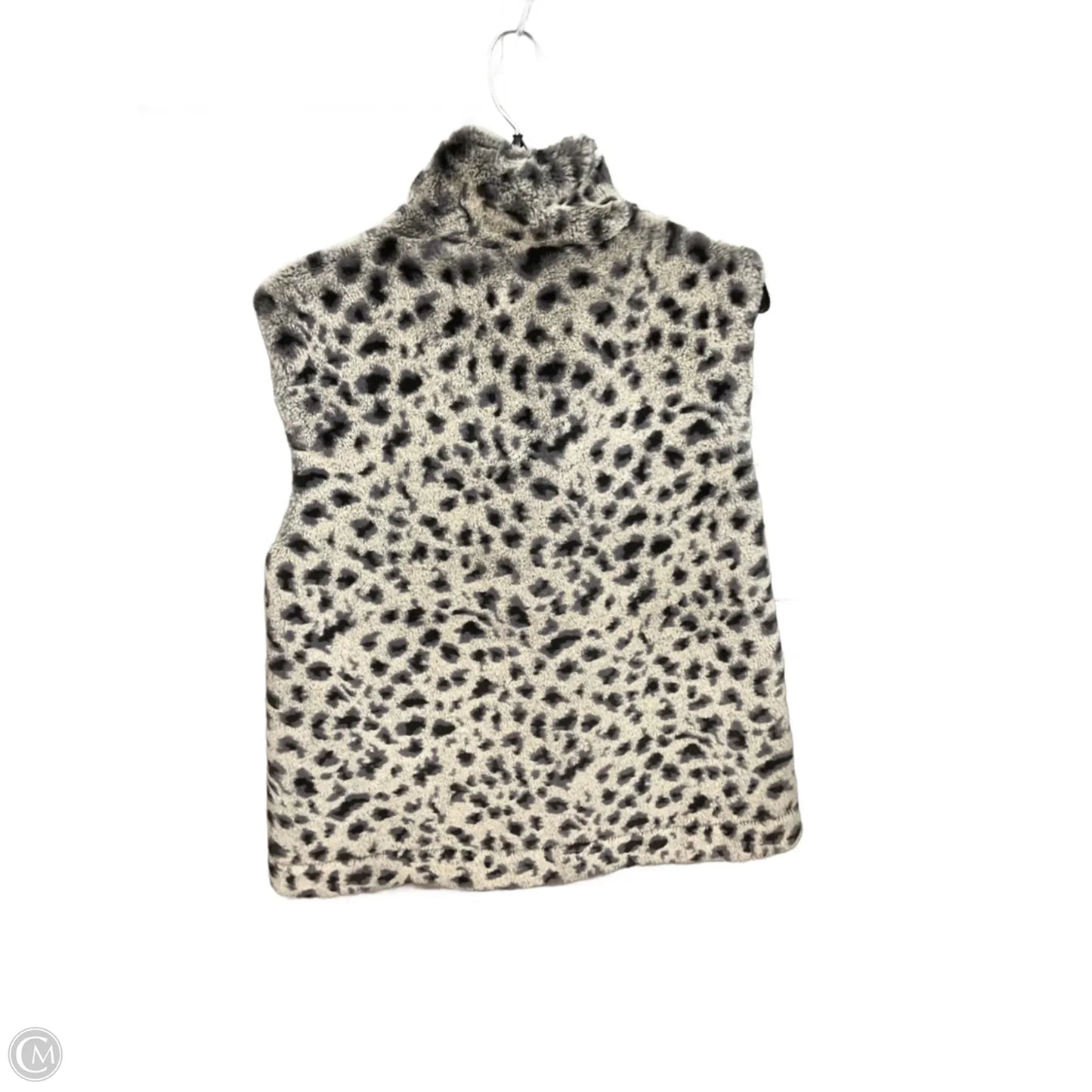 Vest Faux Fur & Sherpa By Dylan In Animal Print, Size: L