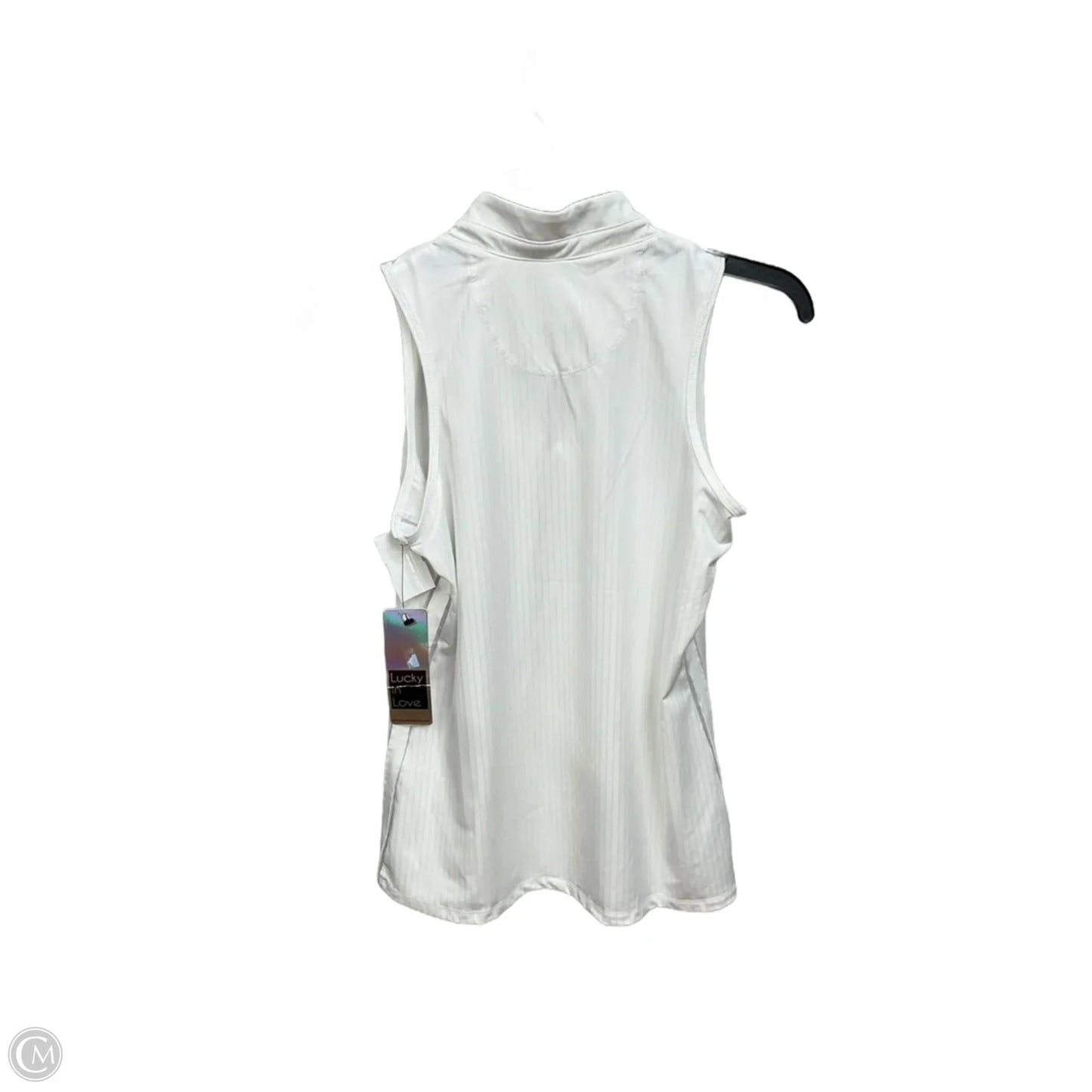 Athletic Tank Top By Lucky In Love In White, Size: S